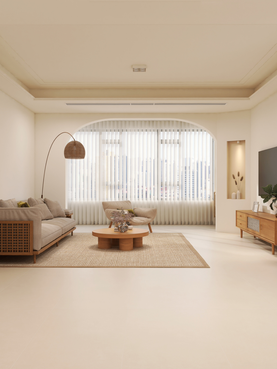 7715简洁胜于繁复,没有木地板,没有石膏线,没有电视背景墙