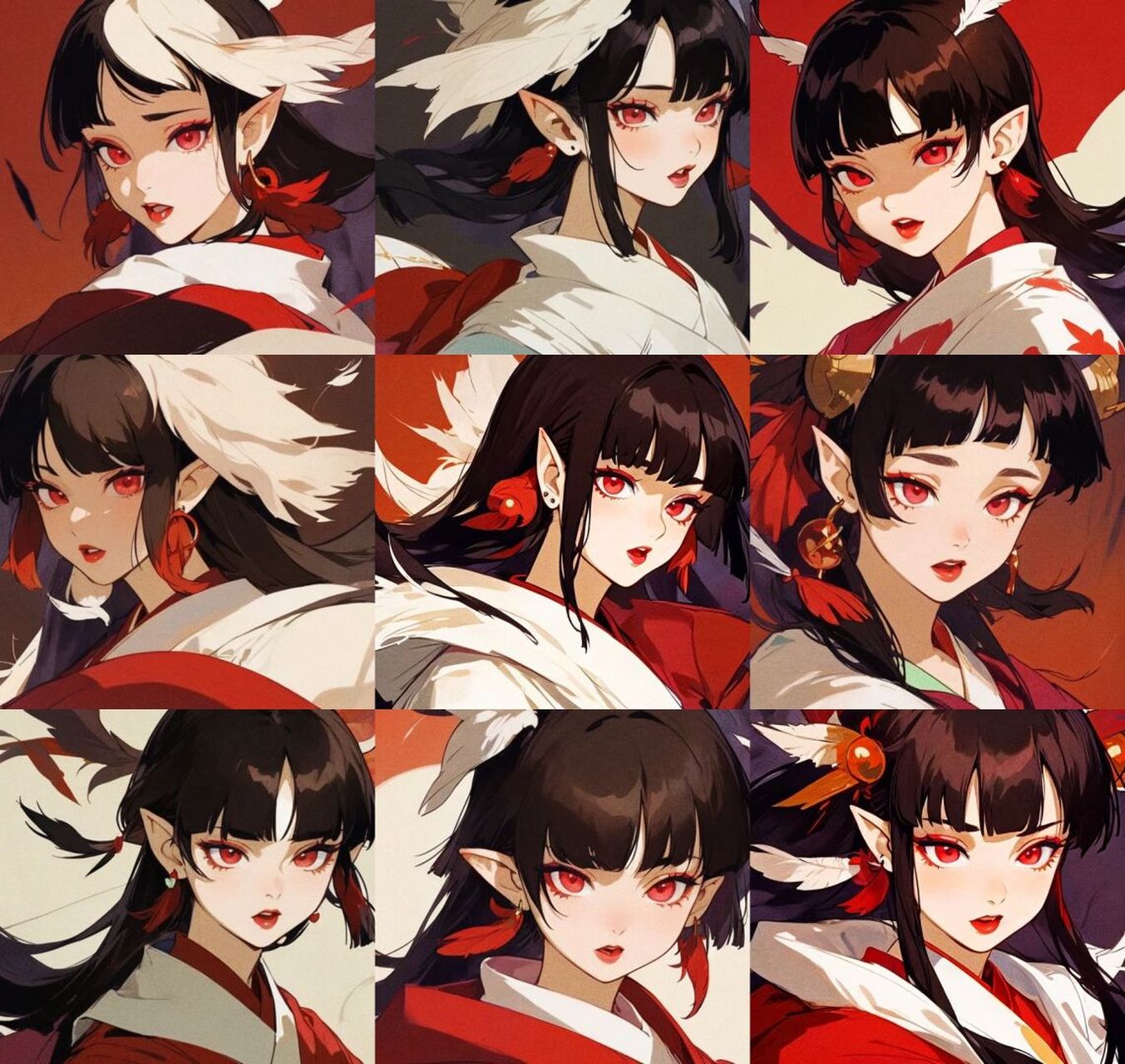 起猛了,犬夜叉神乐头像 用sd二创的,能看出来是神乐吗[笑哭] #犬夜叉