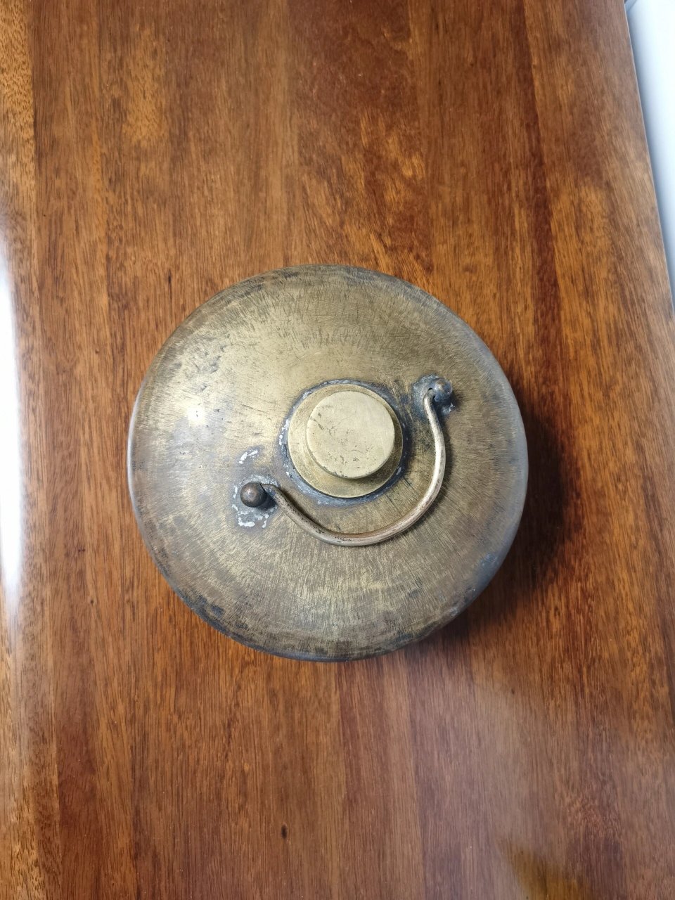 我家的古董:经历了半个多世纪的汤婆子 纯铜铸的汤婆子,相当于现在的