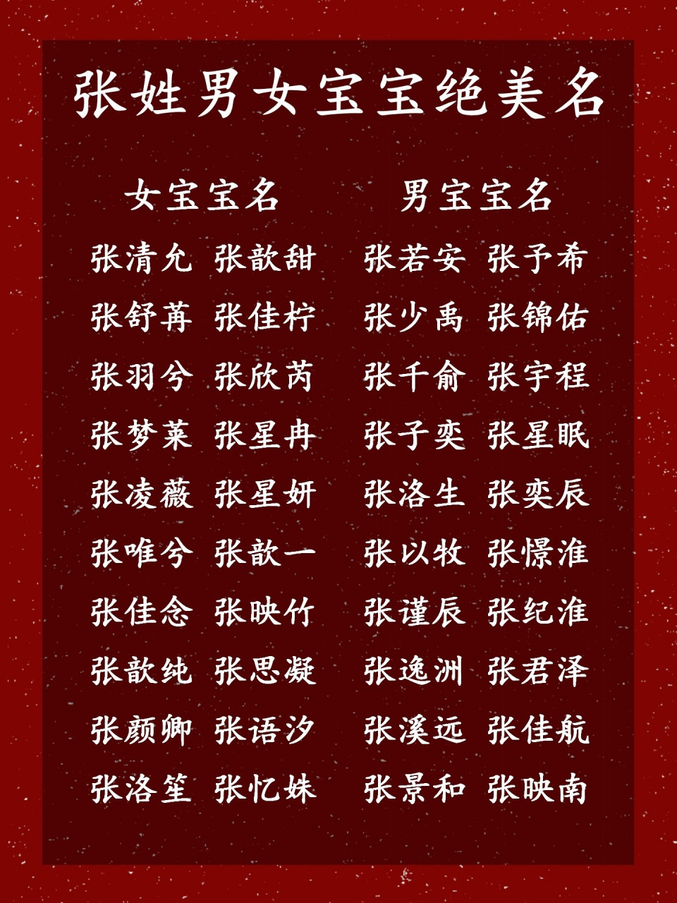 新生儿宝宝取名字:张姓男女宝宝绝美名 吕姓一儿一女好名 吕思勉 吕念