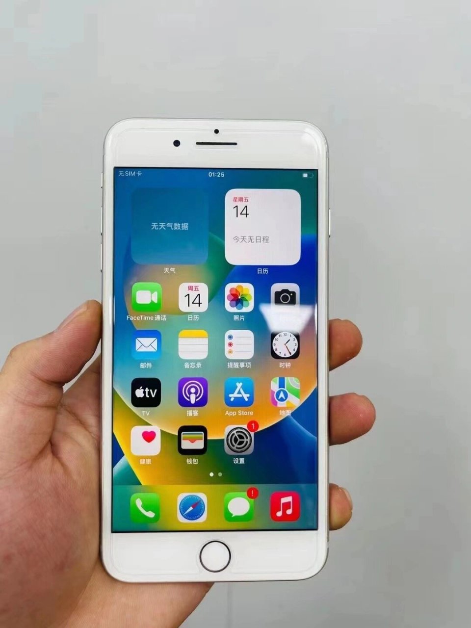 iphone8plus 苹果8plus 美版白色 256g 靓机 新换电池 功能全好 1299