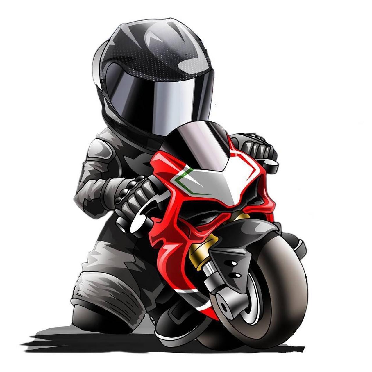 153弹:机车手绘漫画 q版头像.