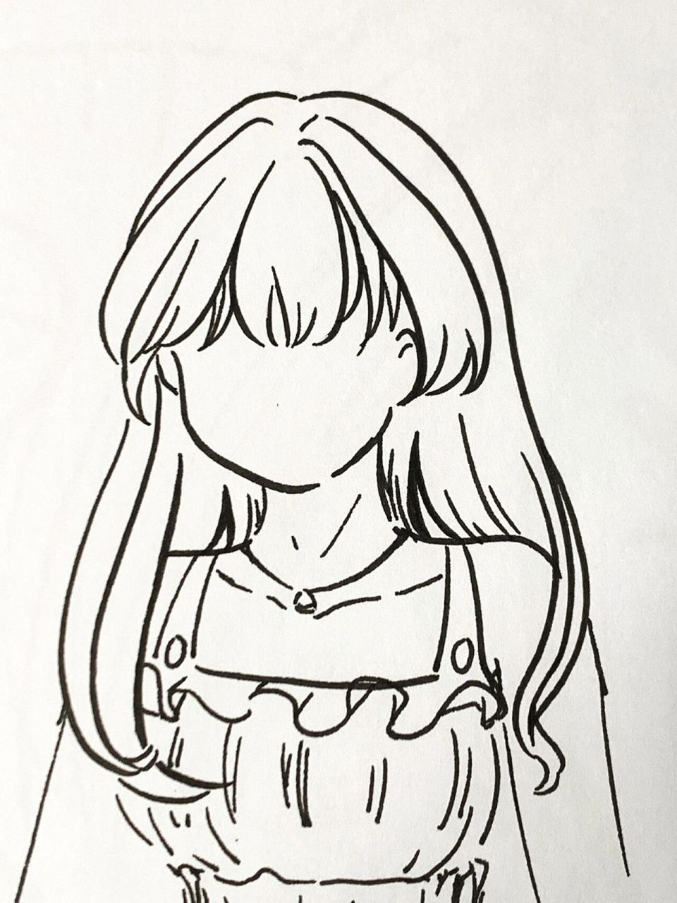 46615步刘海6015保姆式刘海画法6315 16615先画中间