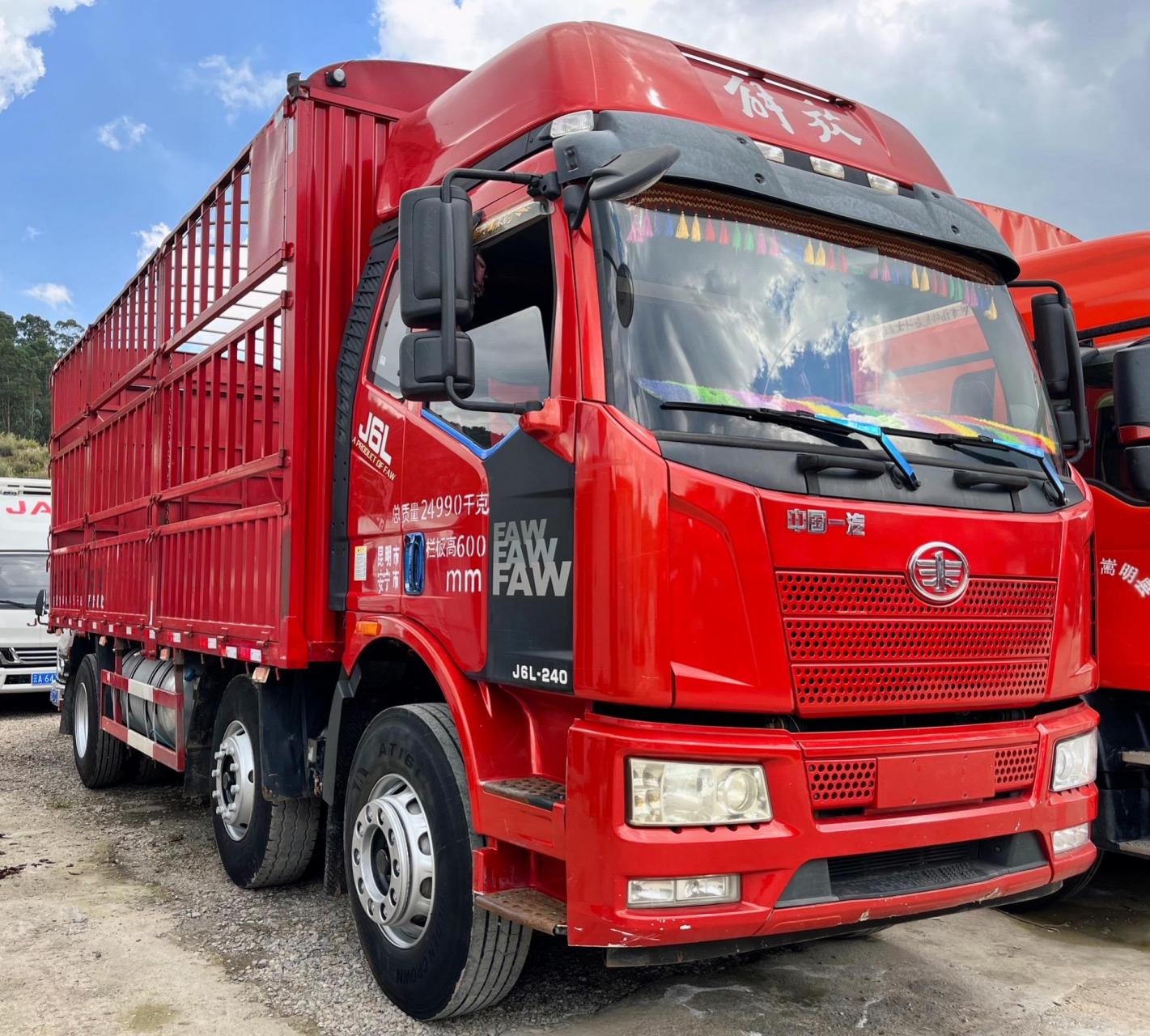 本地个人户 19年9月上牌解放j6l三桥6米8高栏,道衣茨六缸240,八档