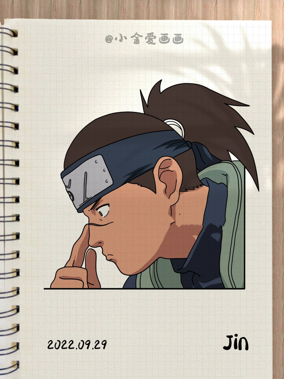 火影忍者简笔画教程11|伊鲁卡 ★未经允许92盗图/商用,谢谢7815