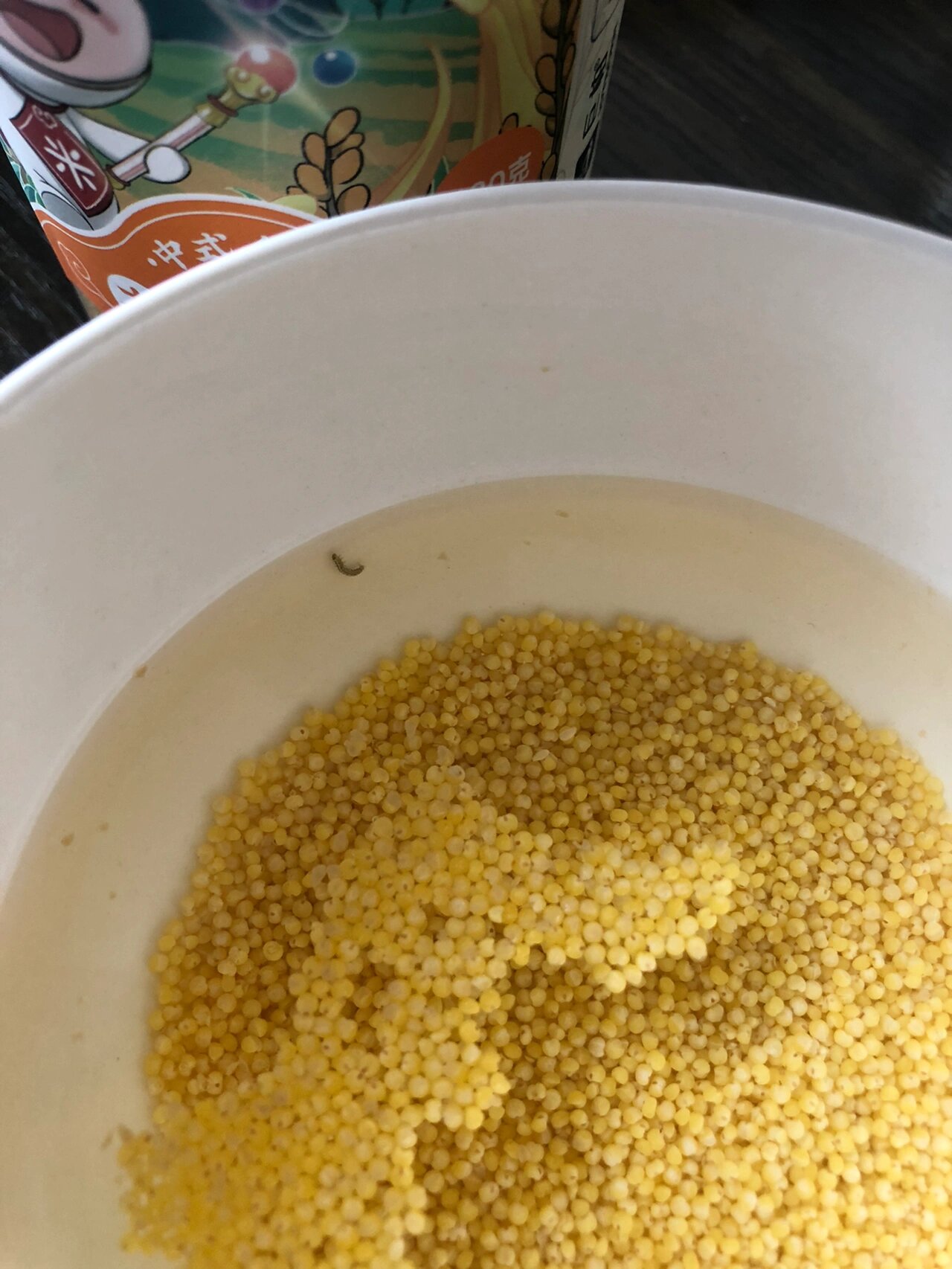 米小芽黄小米有虫子