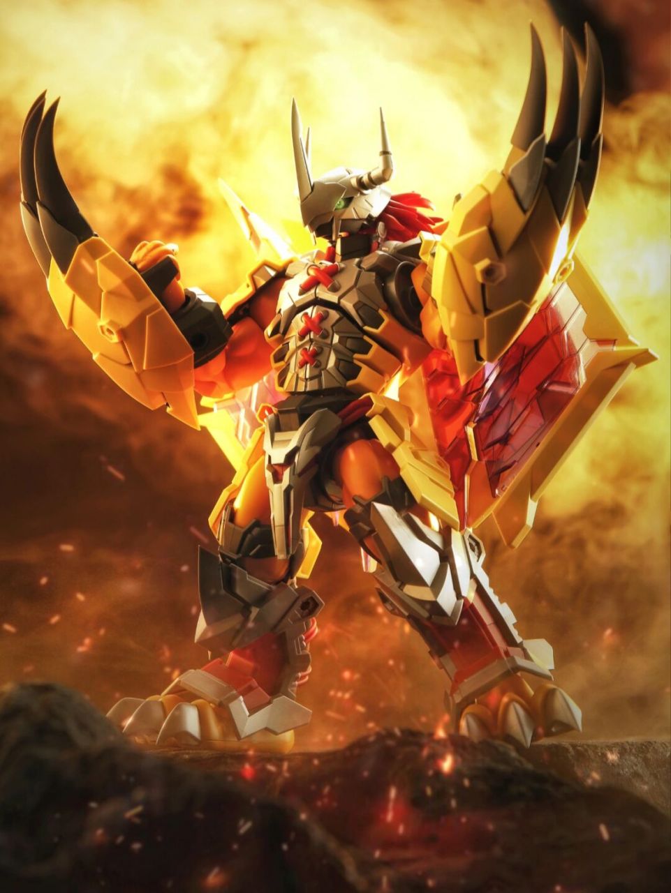 数码宝贝 战斗暴龙兽 拼装 #数码宝贝