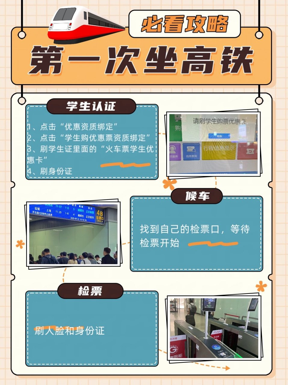 大学生回家第一次坐高铁?来看这篇攻略!