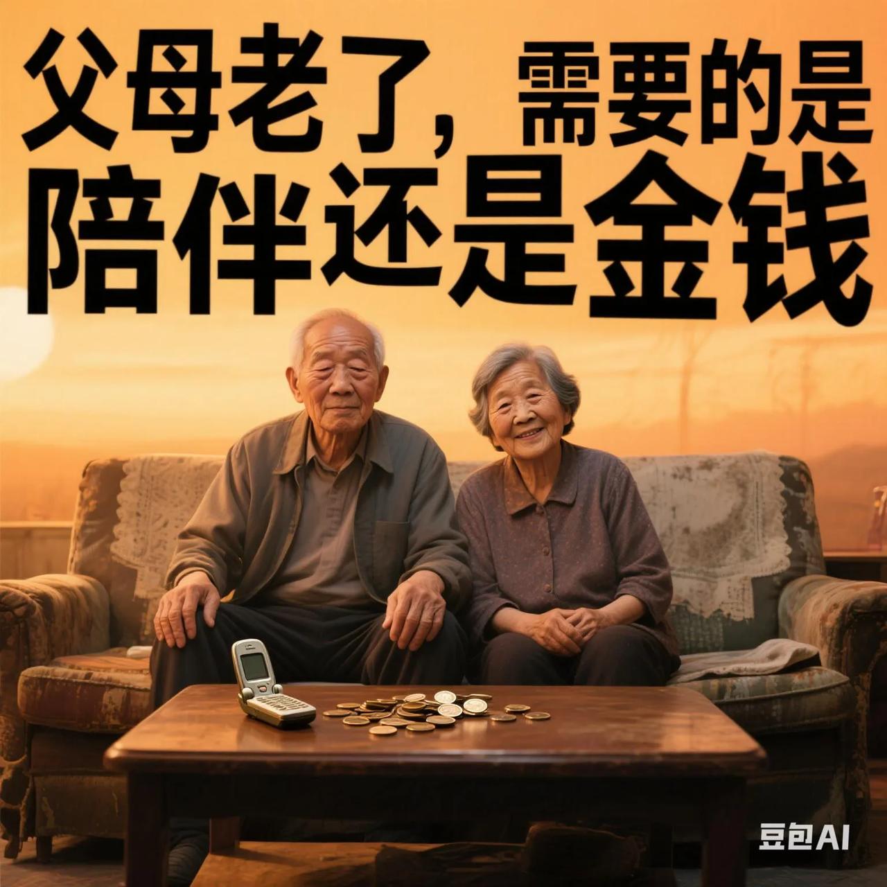 父母老了,需要的是陪伴还是金钱父母老了,陪伴与金钱,究竟谁更不可或