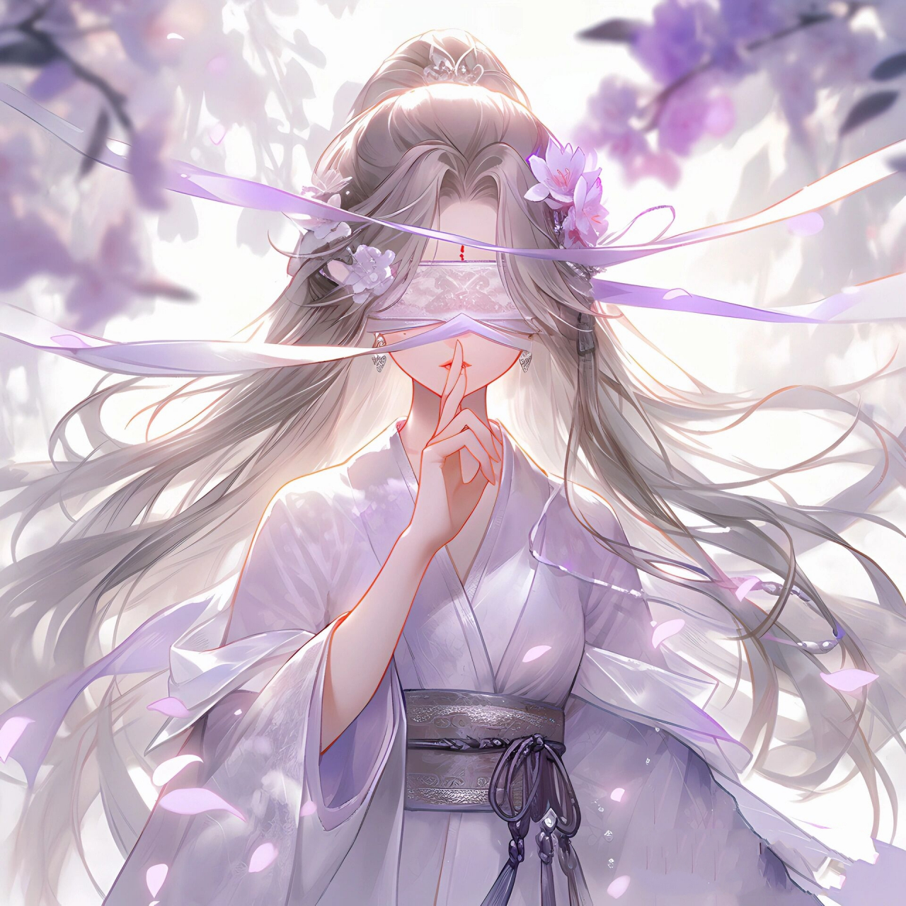 手执莲花,无忧无虑去凡尘!▏古风女生头像