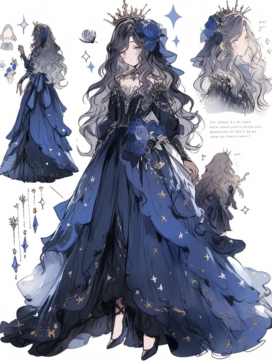 送设|蓝色系晚礼服