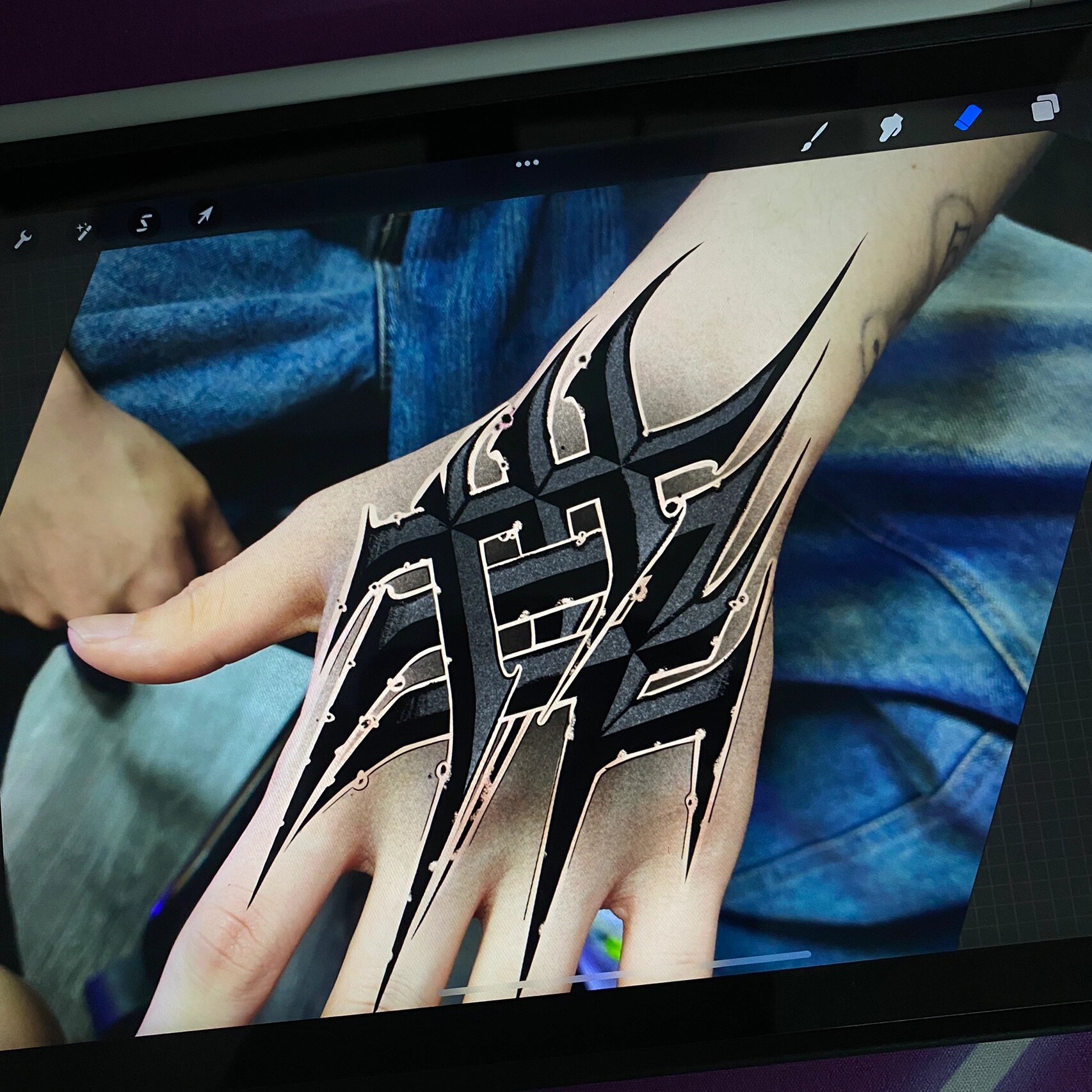 中文花体字小满背《李》