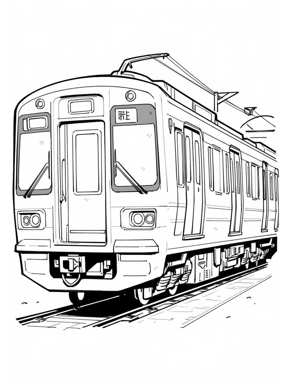 有轨电车,现在不多见了