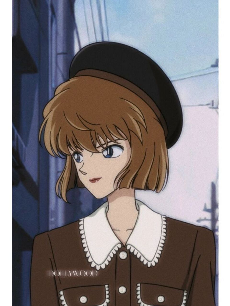 画一画而立之年的宫野志保,左滑查看大头照  背景取自迷宫的十字路口