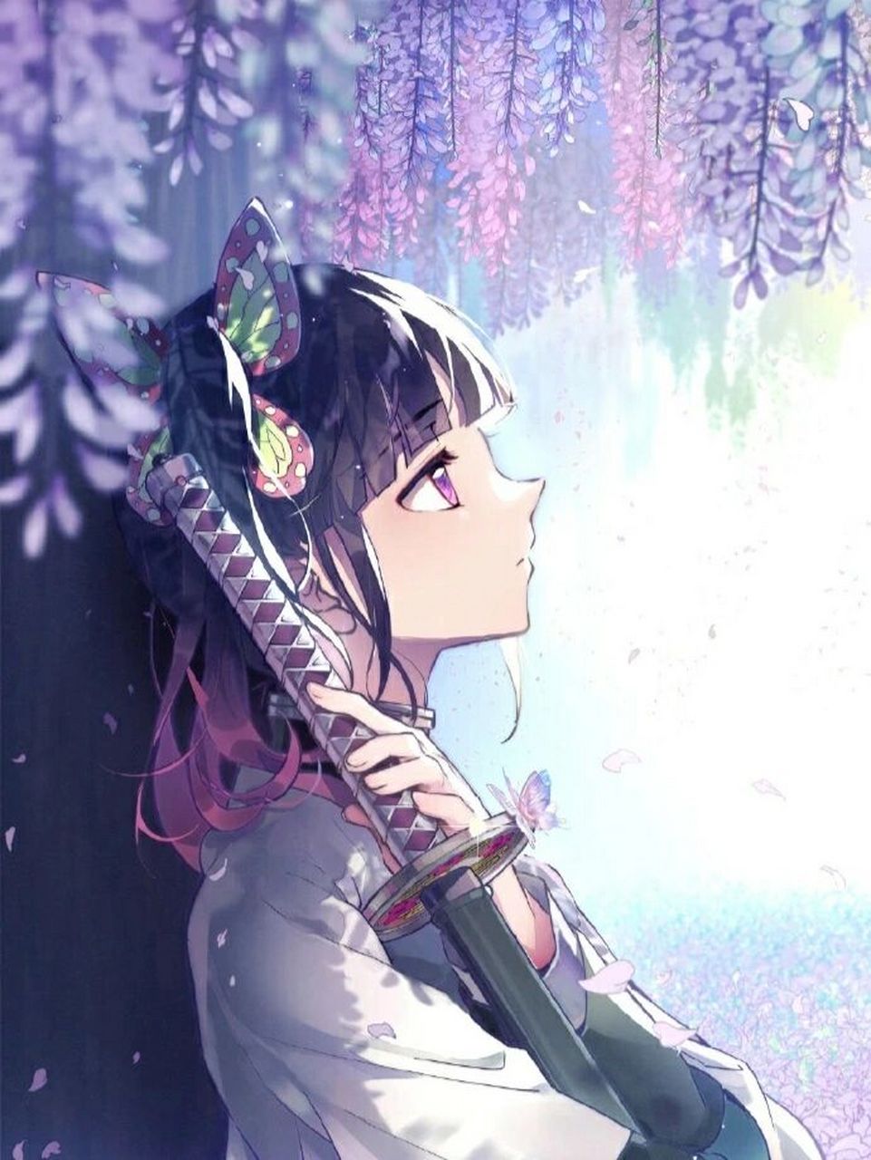 《鬼灭之刃》壁纸:香奈乎专辑,唯一的蝴蝶