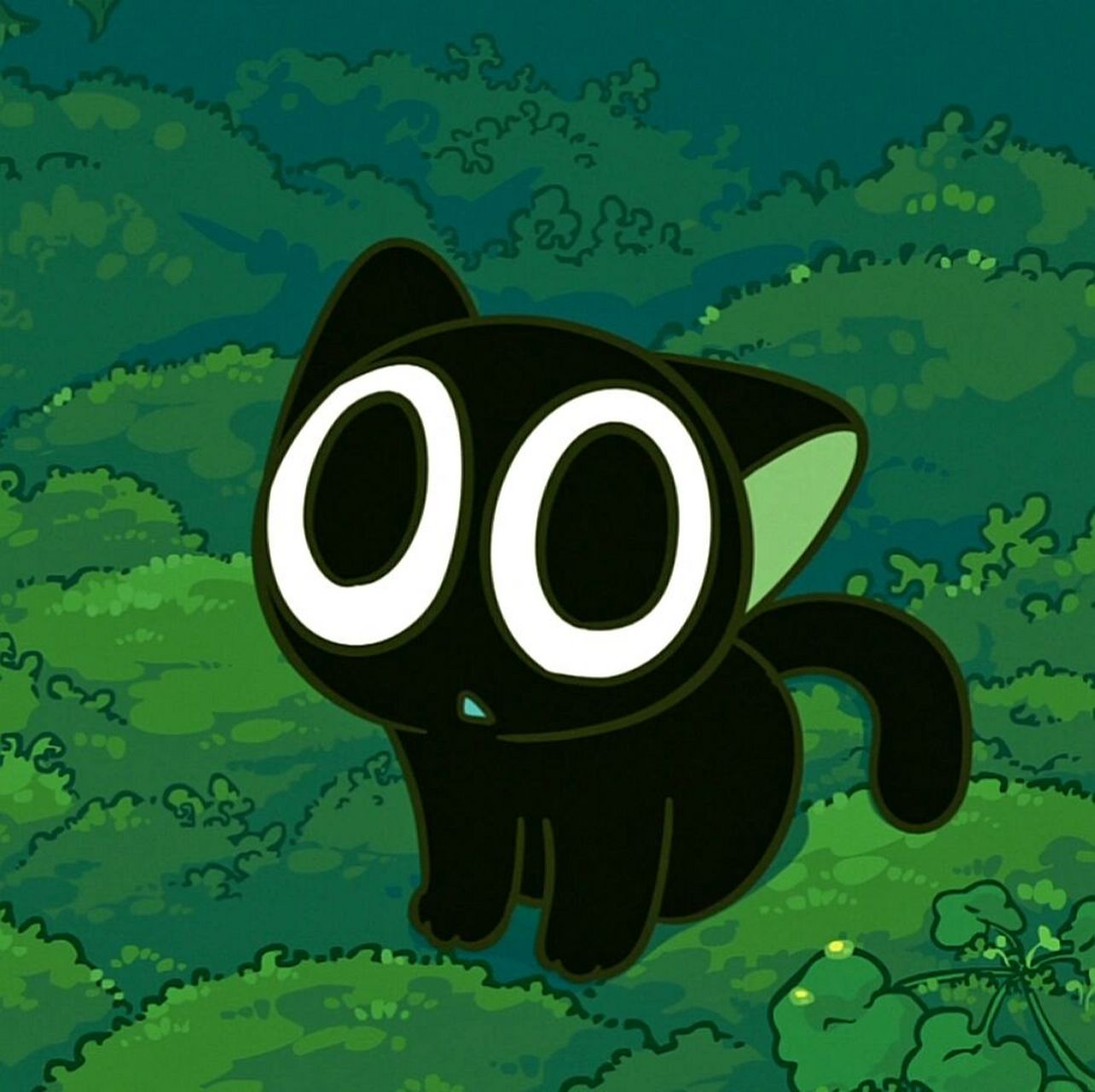 罗小黑战记大电影(头像) 大电影里面的猫性小黑,超级可爱的大眼睛,谁