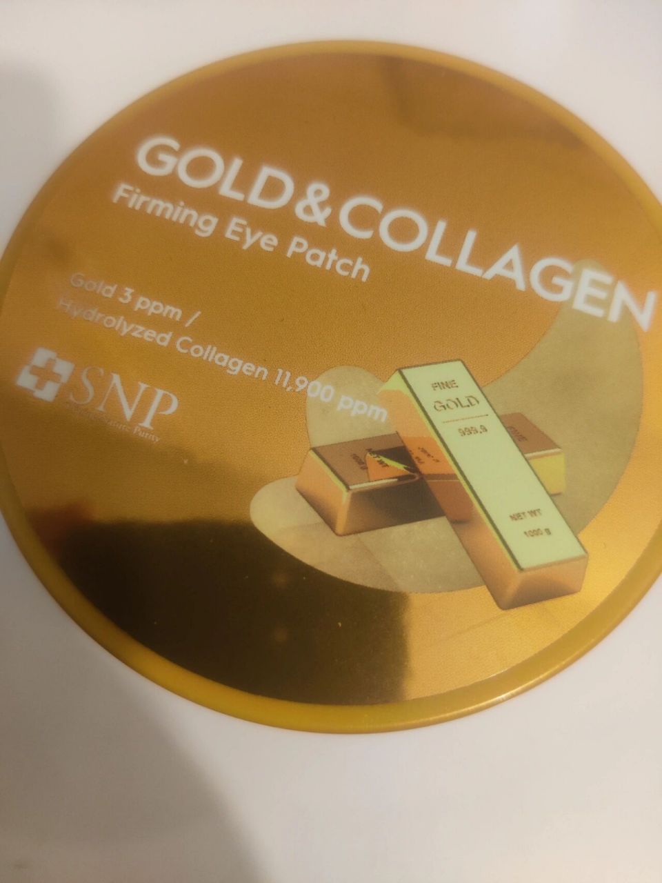 snp 爱神菲黄金胶原蛋白紧致眼膜 60片  推荐指数两个星,使用感受中等