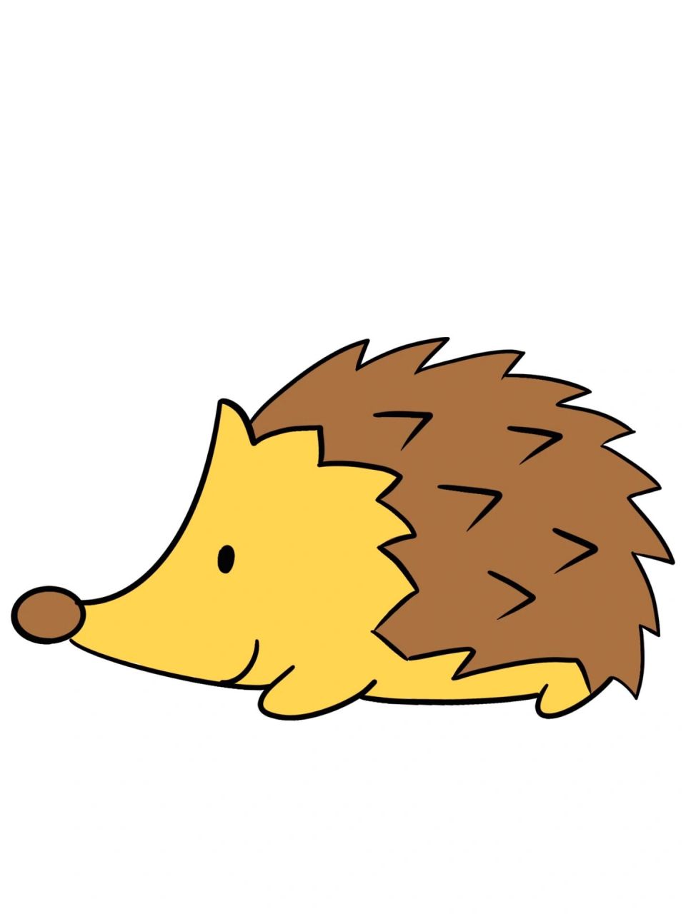 简笔画教程分享 小刺猬 简笔画教程分享 小刺猬!