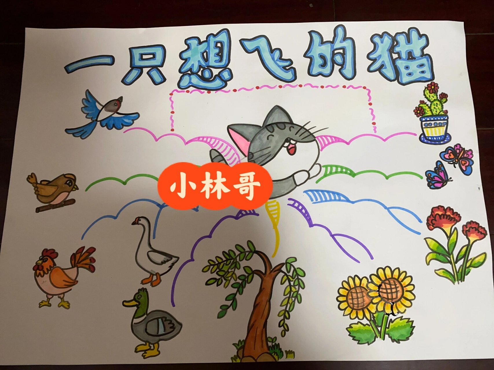 一直想飞的猫思维导图