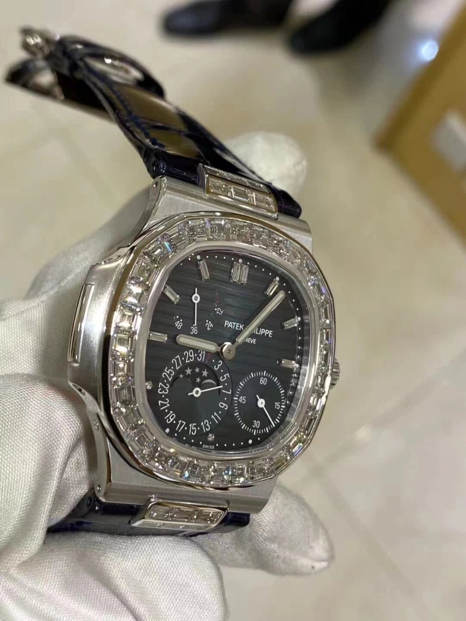 奢华大气96百达翡丽5724g男士腕表 百达翡丽运动优雅系列5724g-001