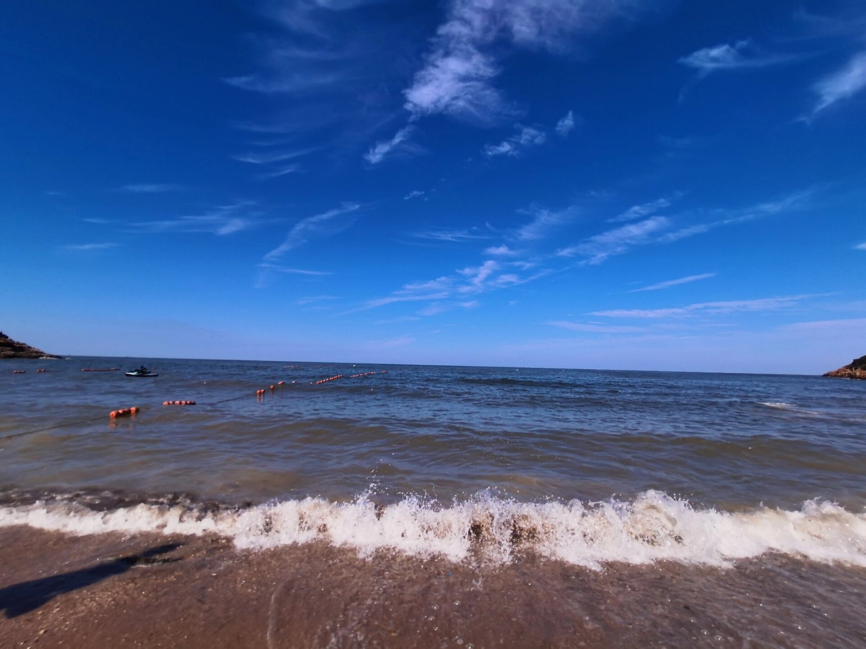 连云港连岛日出和看海攻略 图1—2: 连岛超美日出     图3:最佳观赏