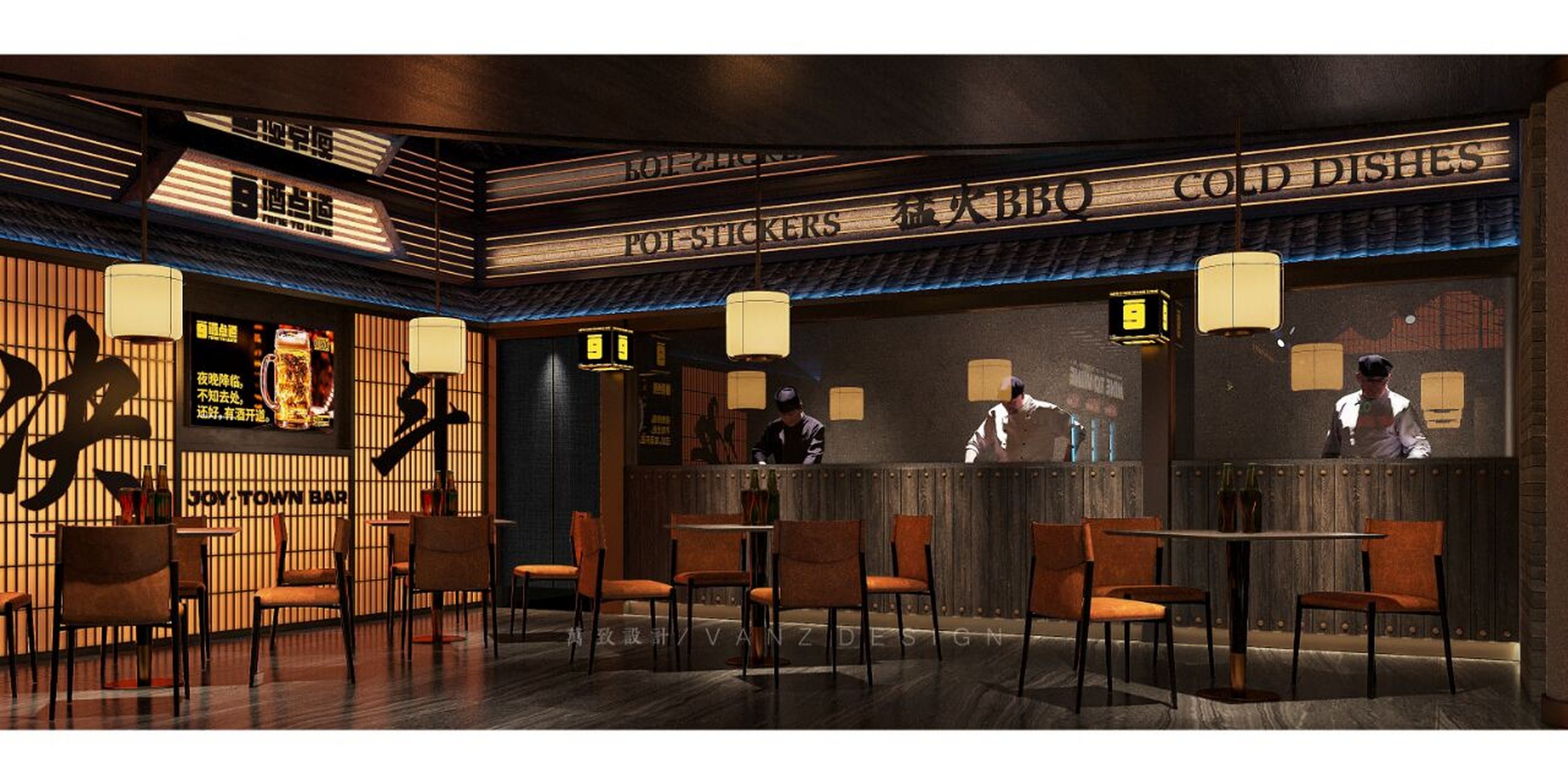 国潮来袭 | 248㎡烧烤酒馆设计 项目类型 | 餐饮空