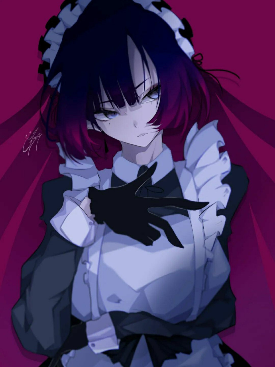 动漫图片——霸气少女