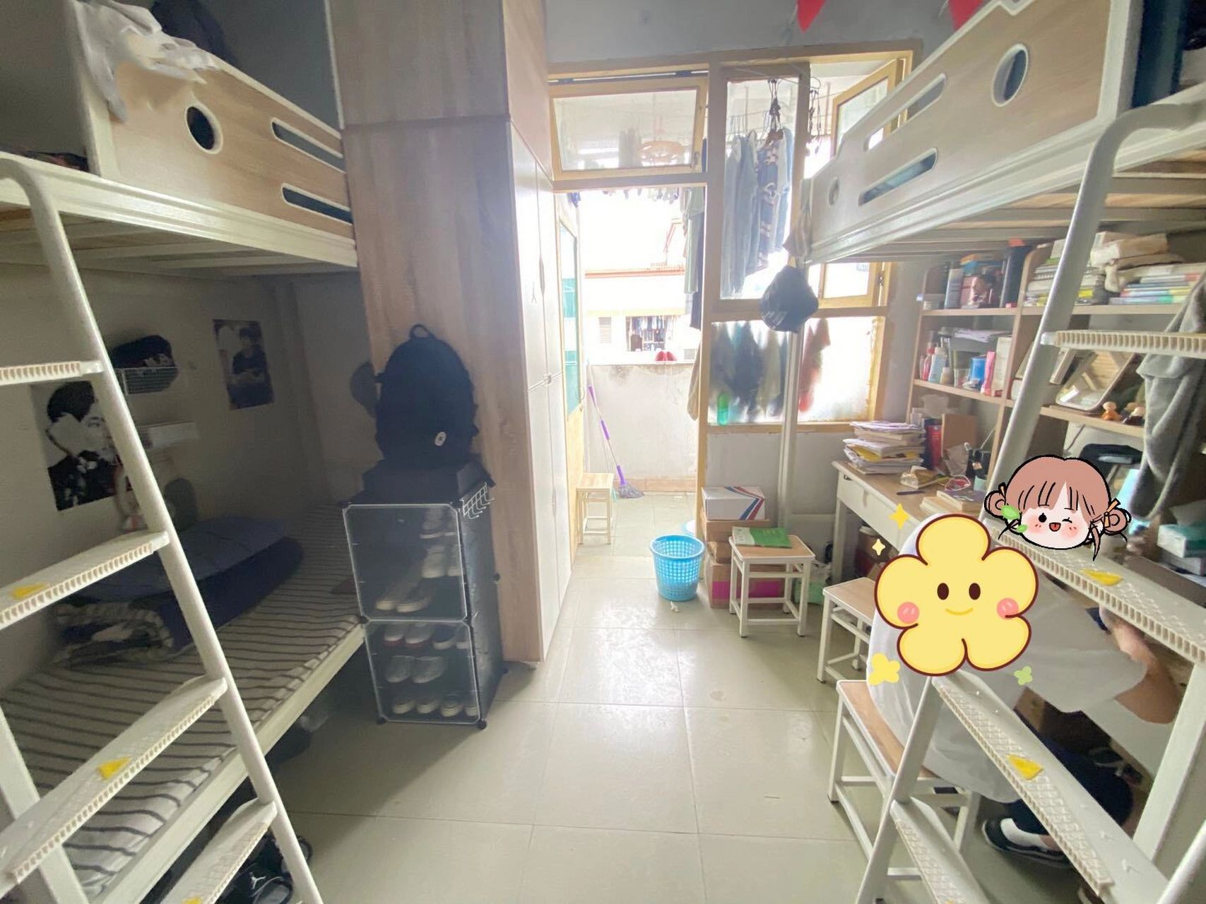 欢迎报考贵阳学院,有问题评论区见哟00 关于寝室 一区八人寝 上床下