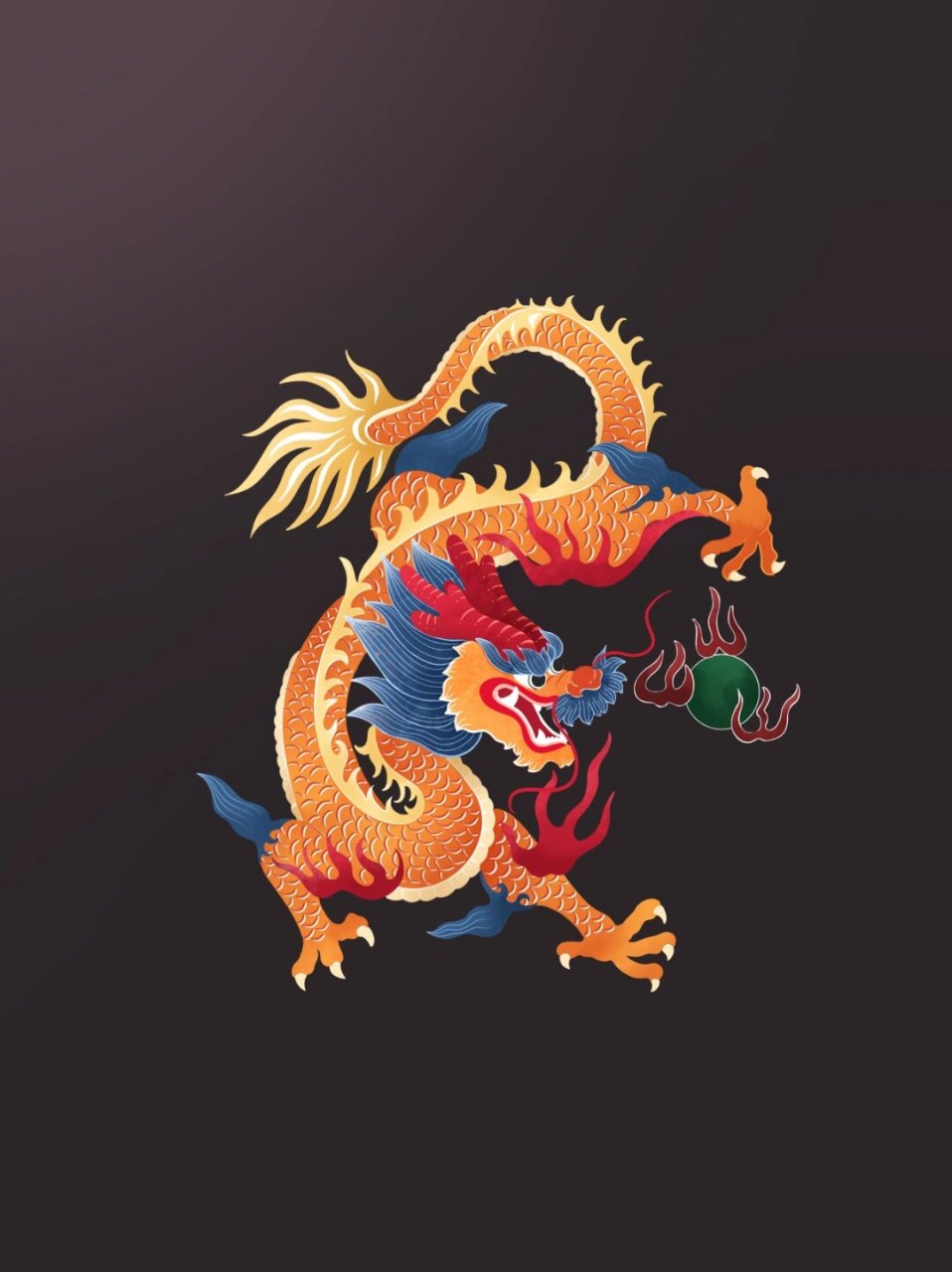 素材|国潮中国文化吉祥物龙免抠元素png|94 78今天继续分享国潮