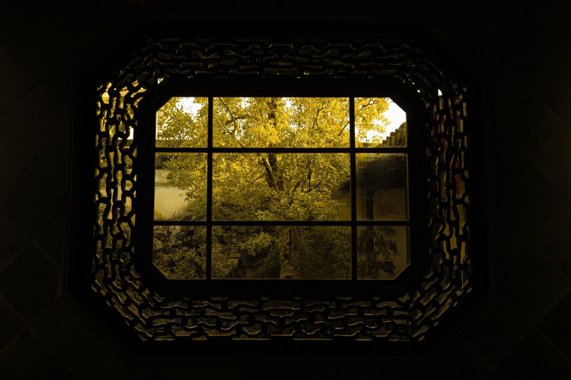 苏州园林窗户纹样图片