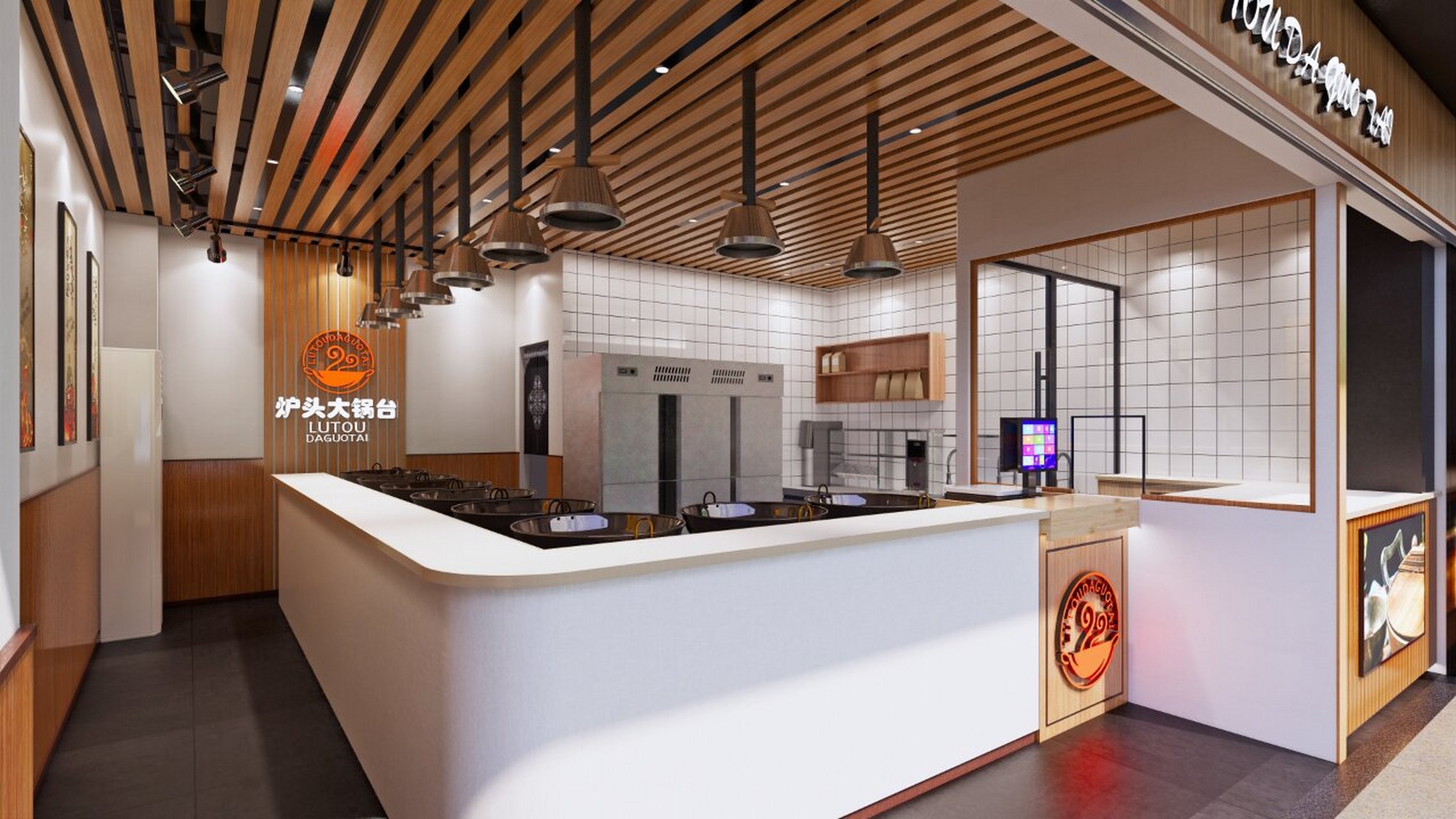 熟食店装修设计效果图分享来咯~ 项目信息:熟食店装修效果图 项目风格