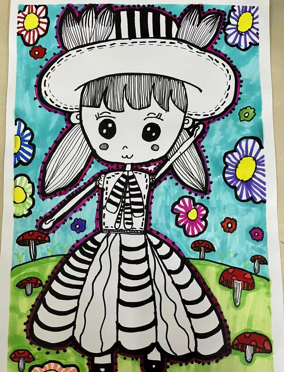 中国美术学院考级速写2级范画分享