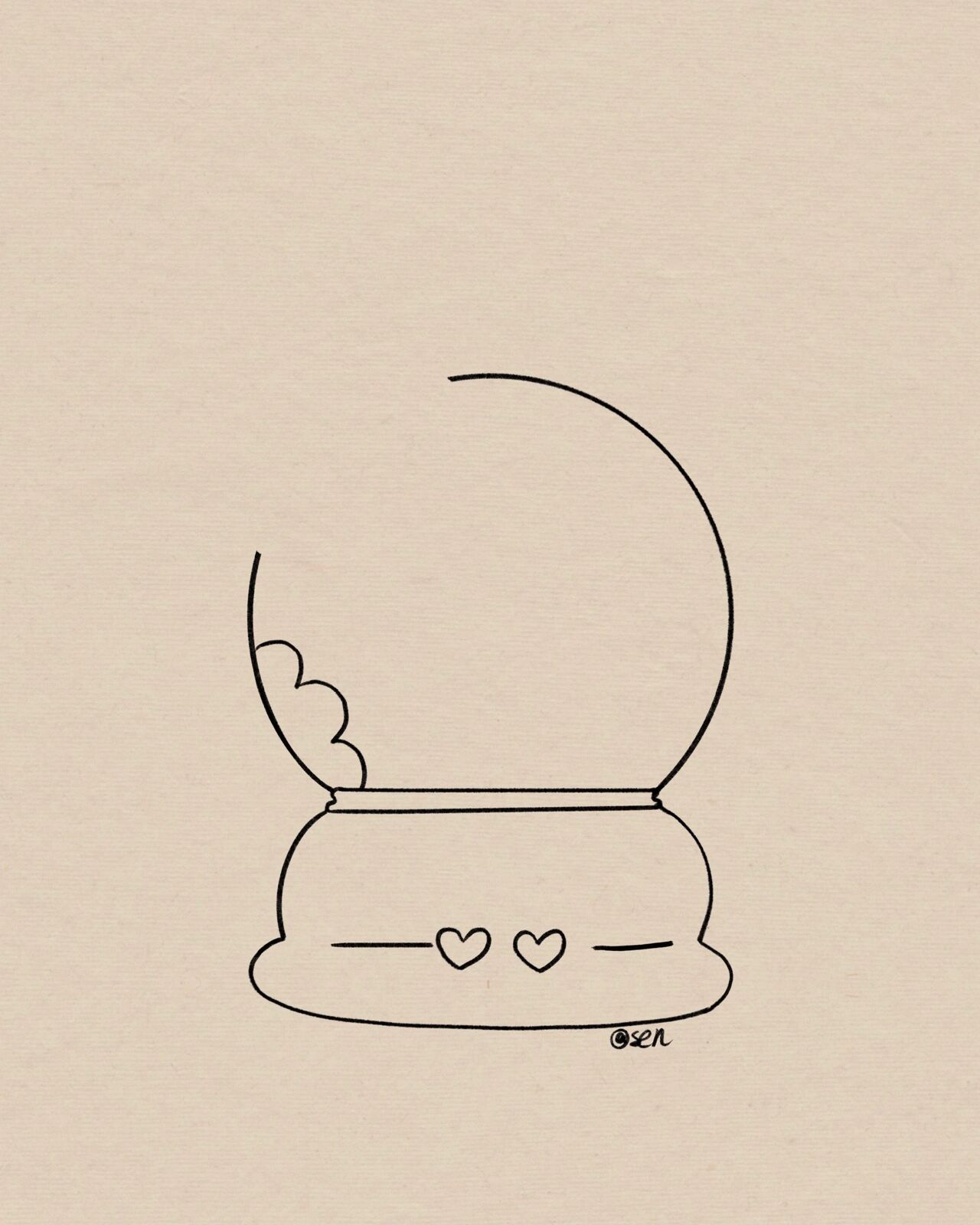 水晶球简笔画|附过程