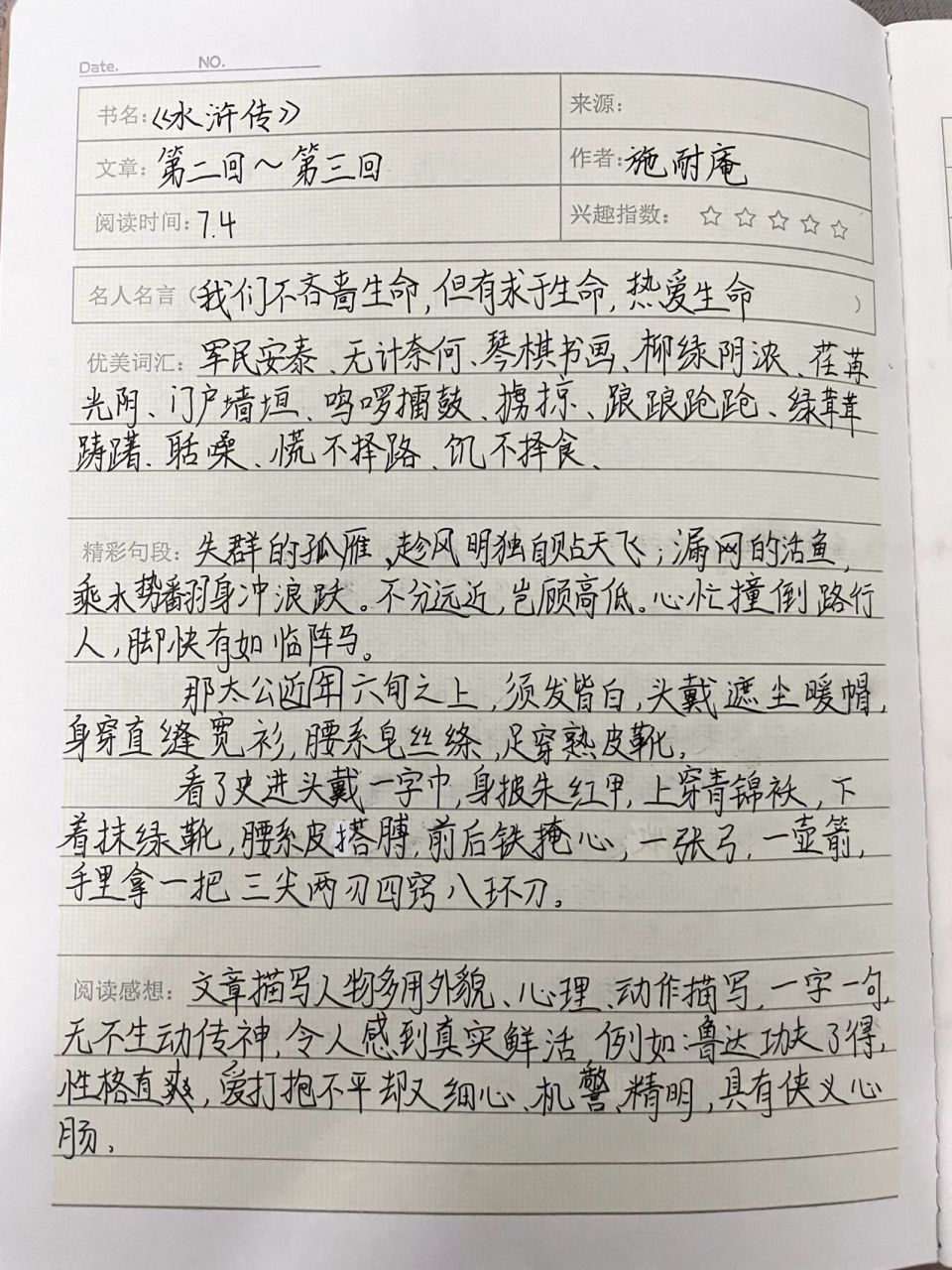 九纹龙大闹史家村摘抄图片