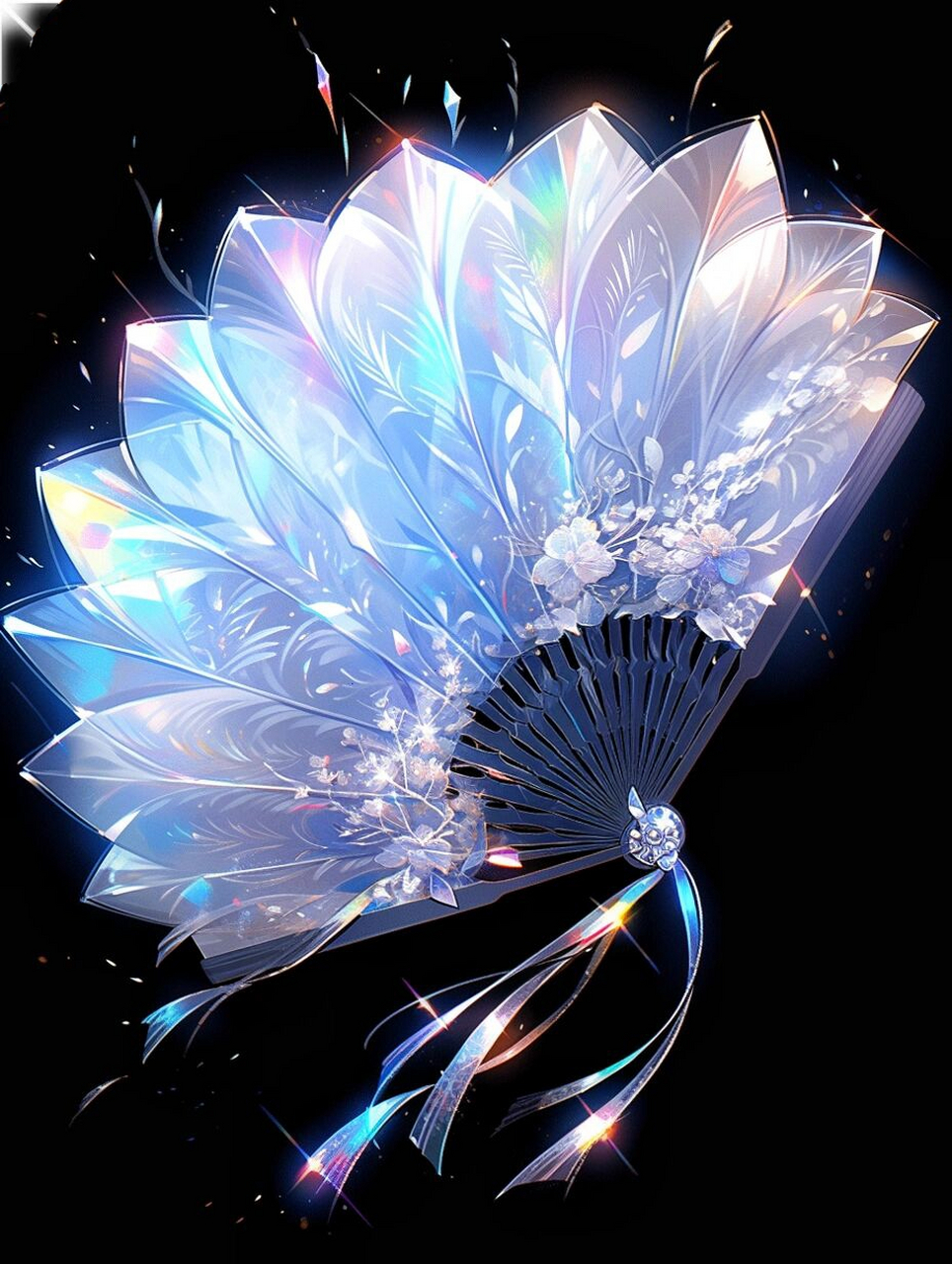 78图文设定|10款冰系扇子法宝|原创灵感自取  十个冰系扇子设定