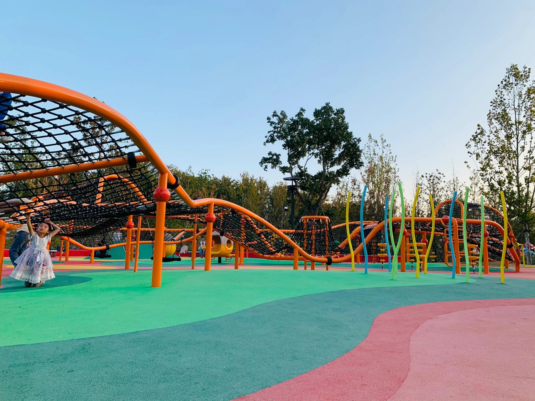 合肥园博园儿童乐园 中央骆岗公园 周三来可以轻轻松松的玩,人不多
