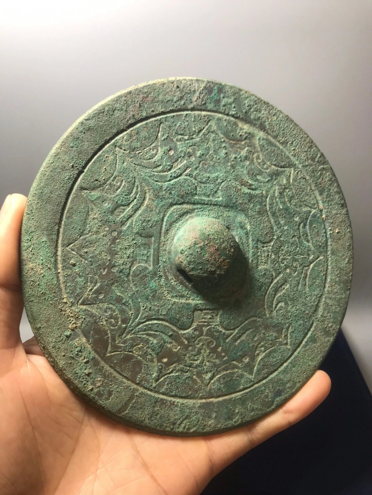 东汉三国·位至三公吉语镜 直径150mm 铜镜.汉镜.吉语镜.