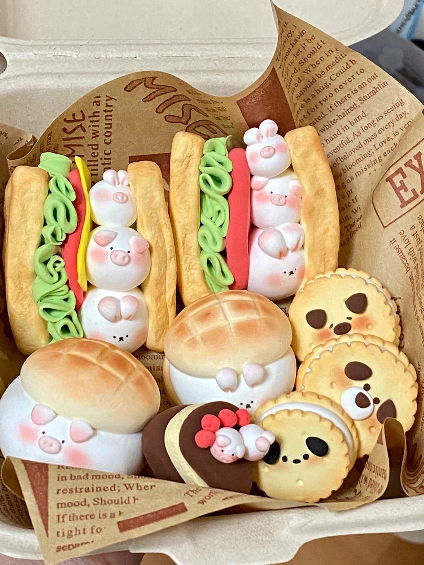 超轻粘土便当盒