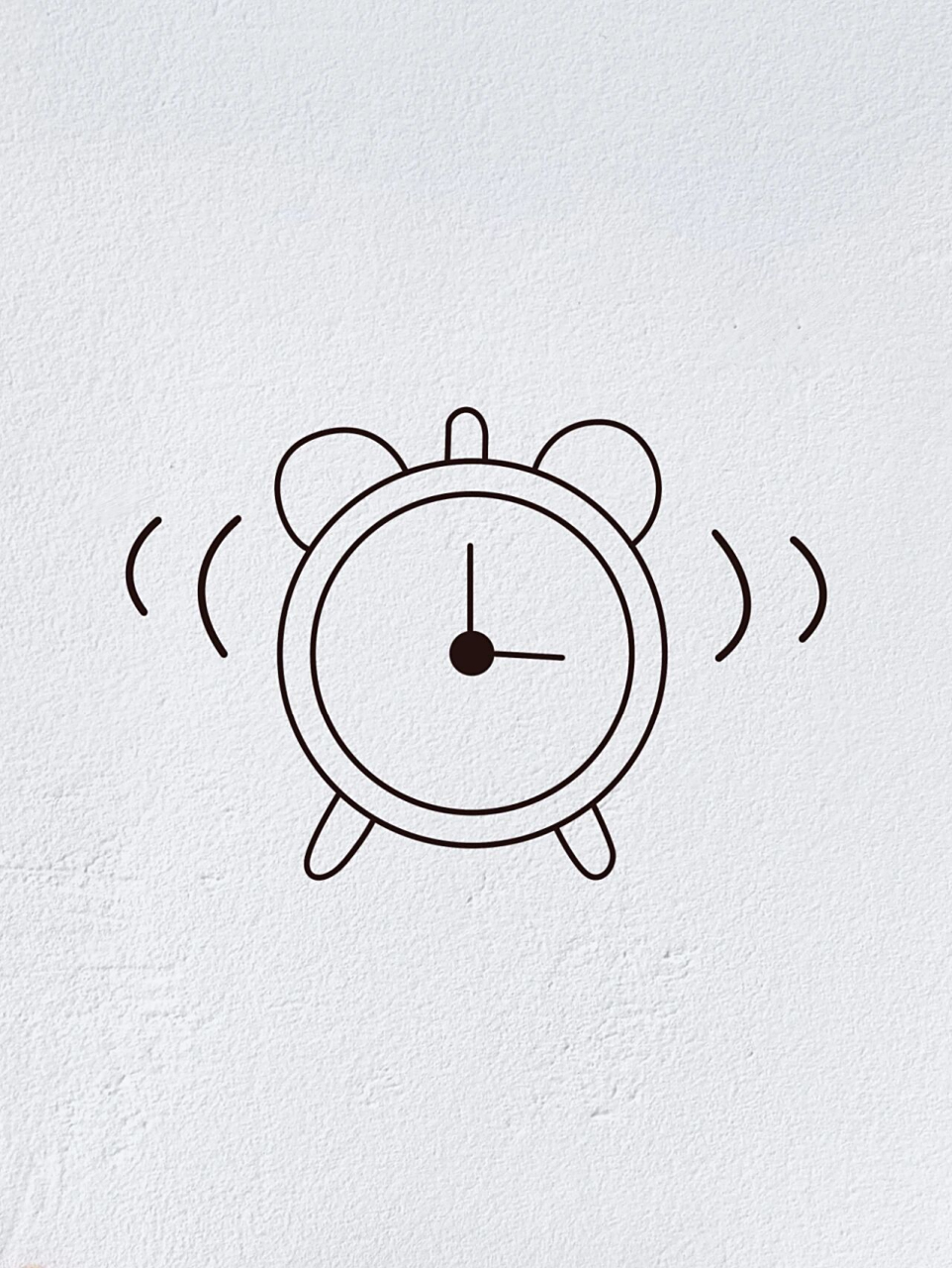 小闹钟简笔画(内附过程图)