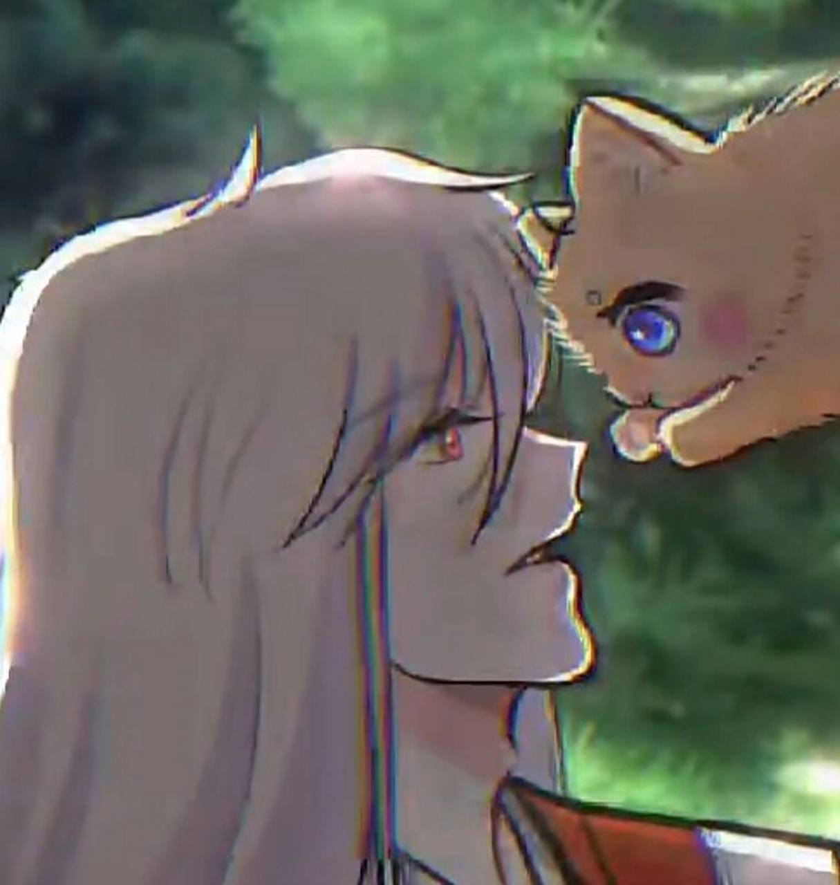 鬼王大人和白真真的情侣头像200