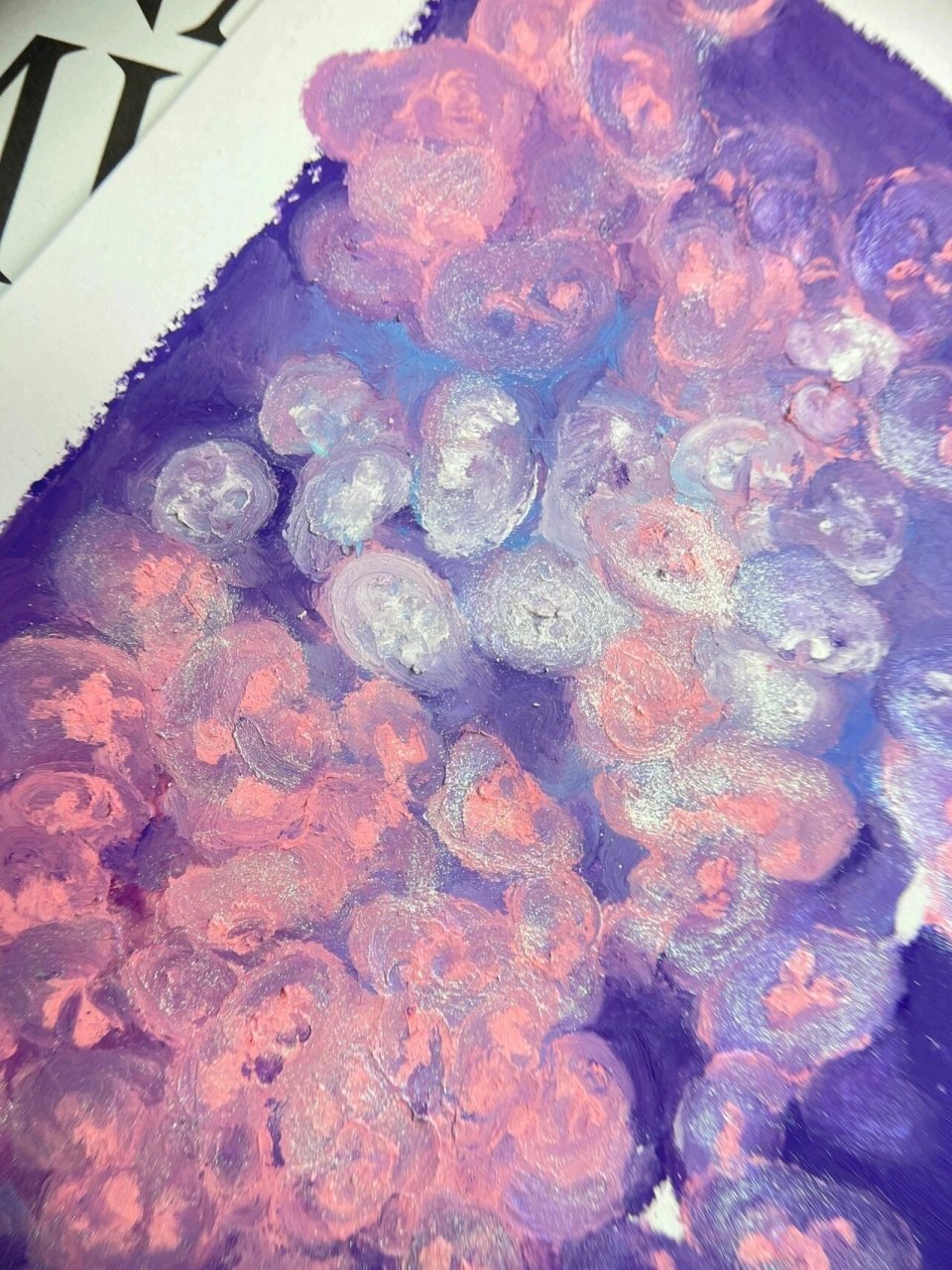 原创·油画棒 | 4个颜色就能画的水母世界90 昨晚直播第一次尝试画