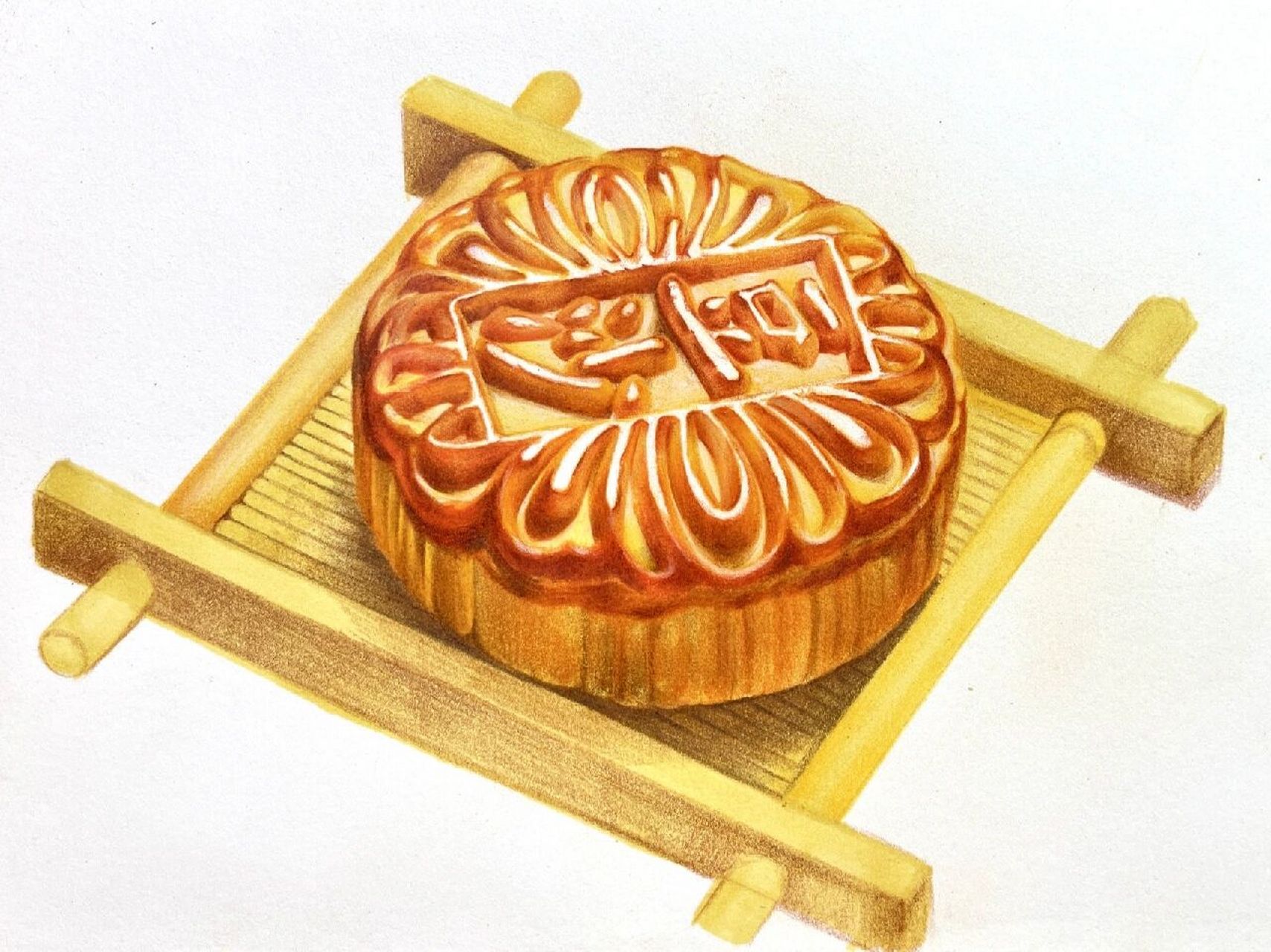 彩铅豆沙月饼(步骤图) 大家喜欢的豆沙月饼步骤图新鲜出炉～ 04首先