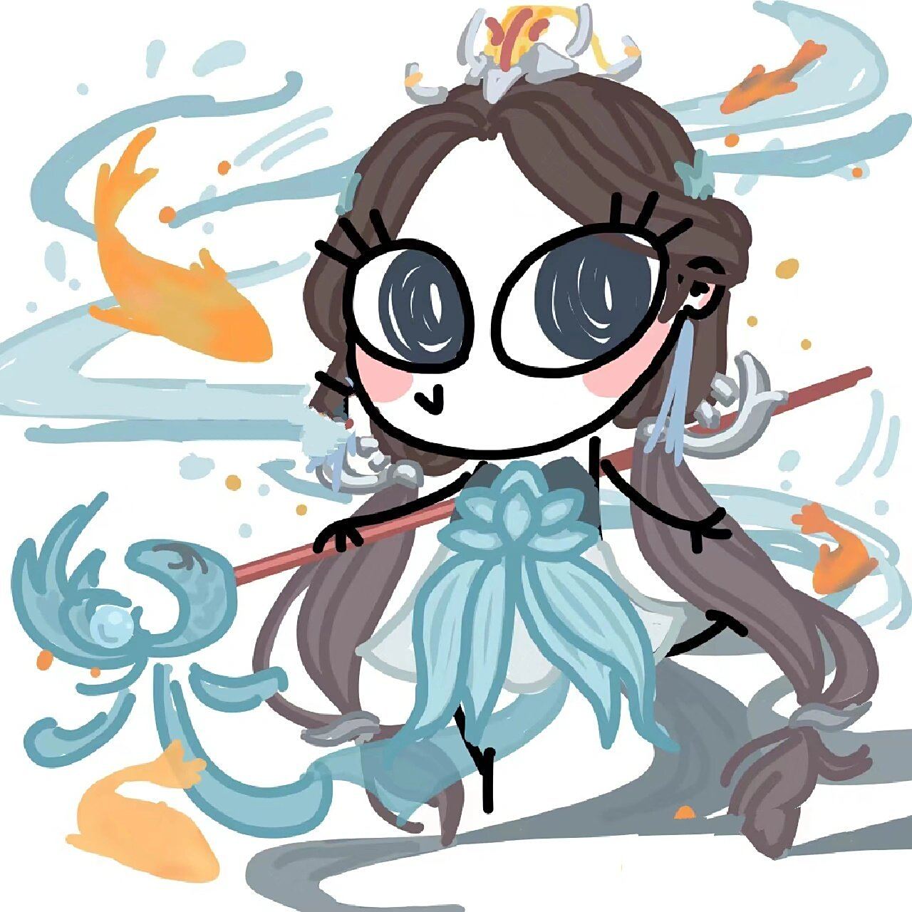 王者荣耀沙雕头像 大桥的卡姿兰大眼睛