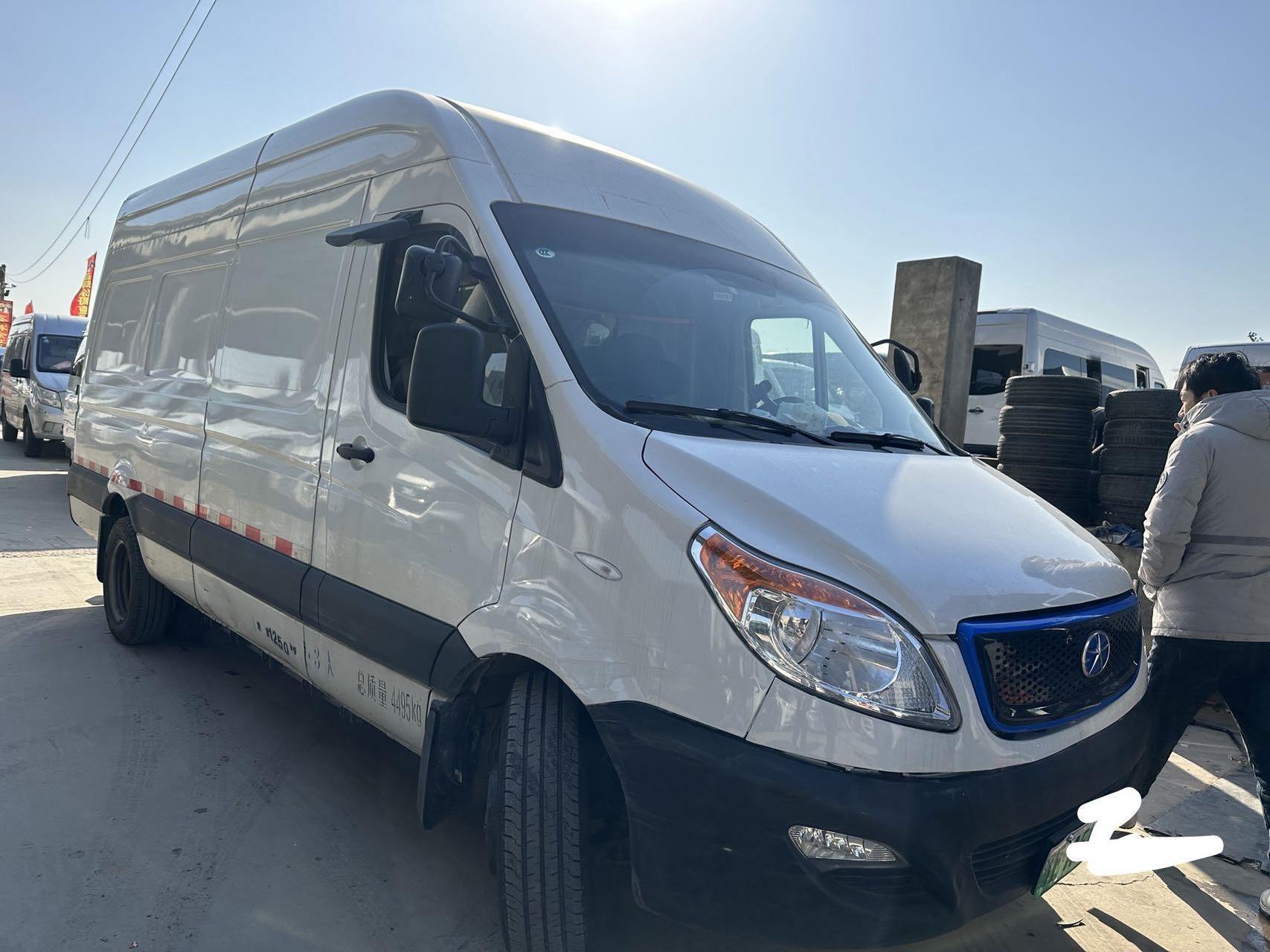 2021年江淮星锐高顶加长后双轮,纯电动面包车货运,一手车,0首付低出