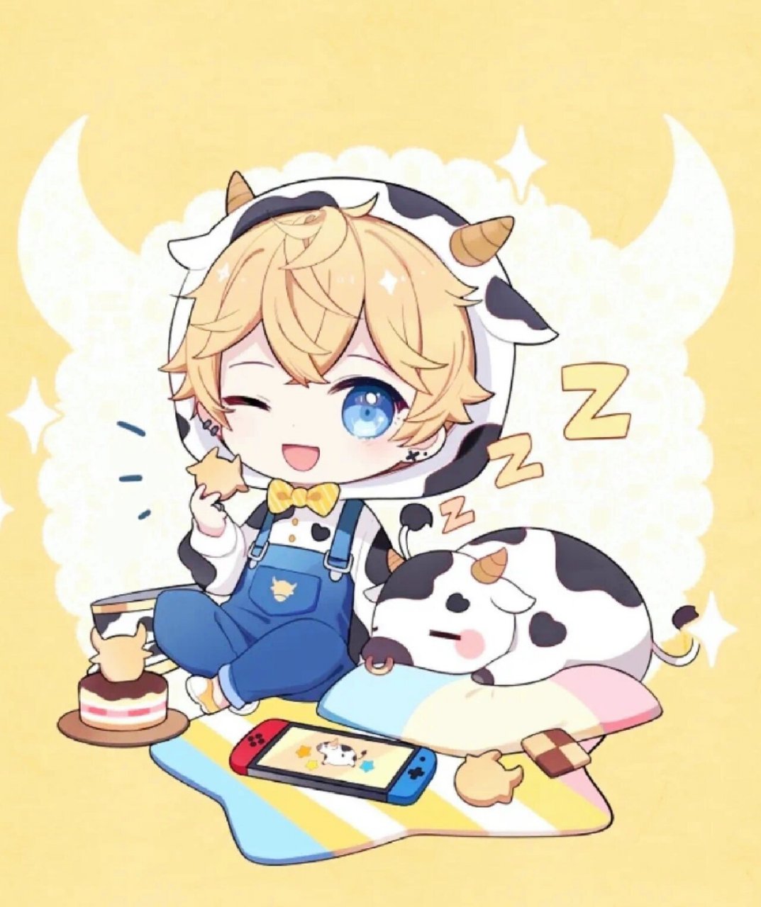 张可临摹的男生q版动漫人物素材,超级可爱, #动漫壁纸# #创意美术