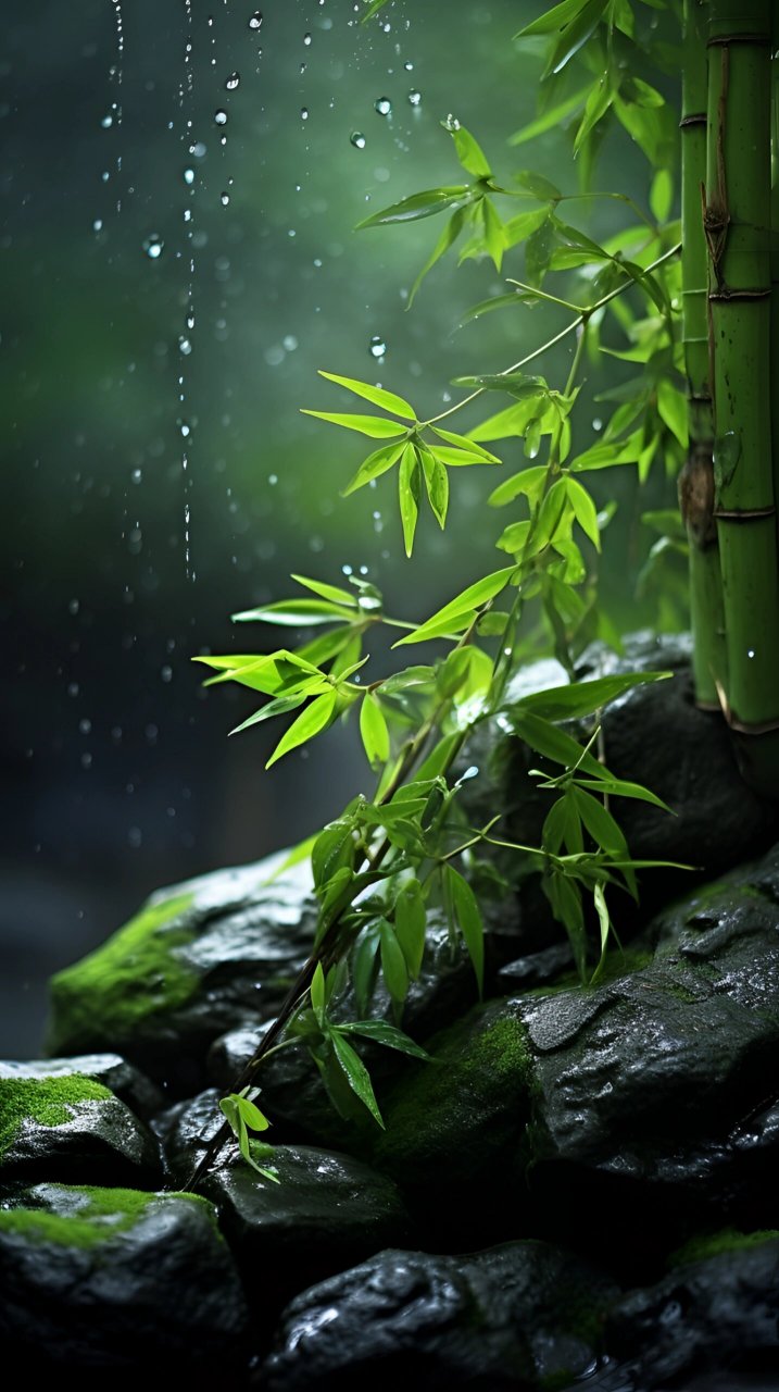 护眼壁纸(自取) #壁纸# #竹子# #绿色# #高清壁纸