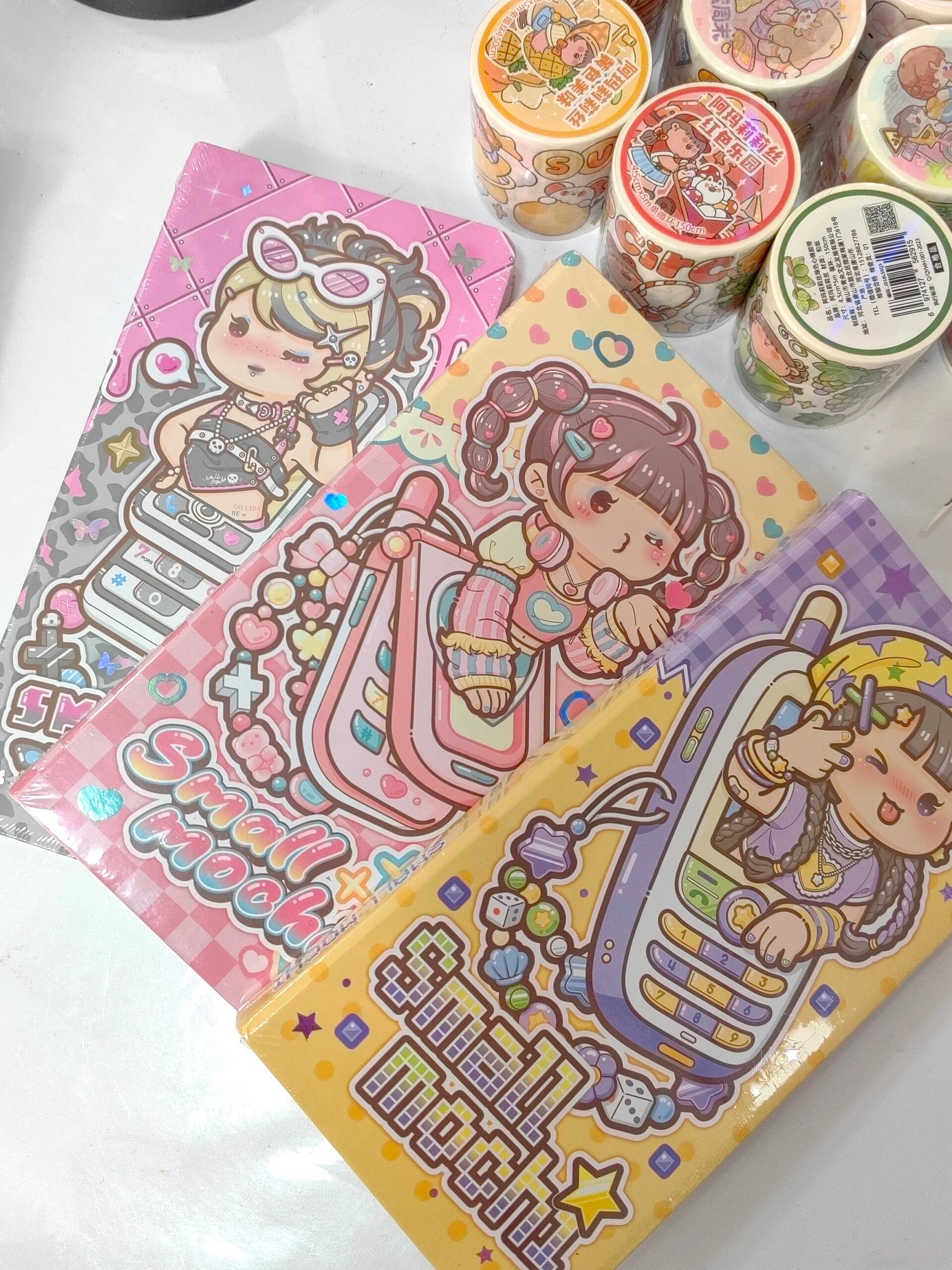 小麻薯新品weeks本y2k手帐本方格内页手账本