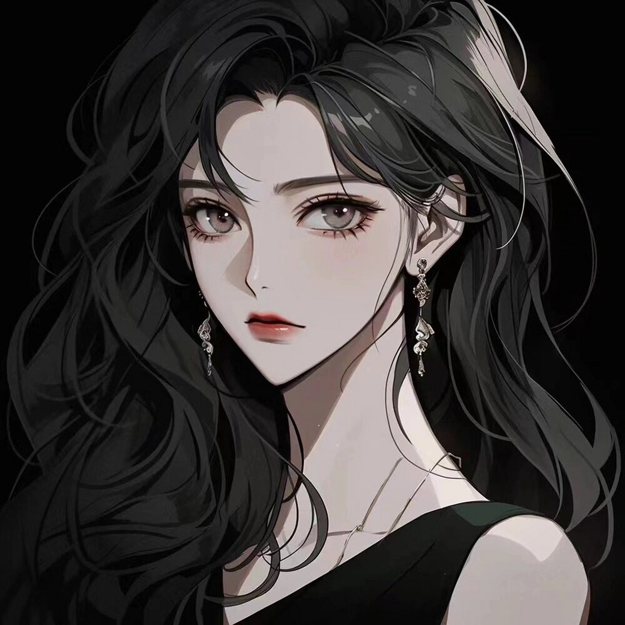 头像分享 | 黑色系动漫女头. 黑色系动漫女头来啦