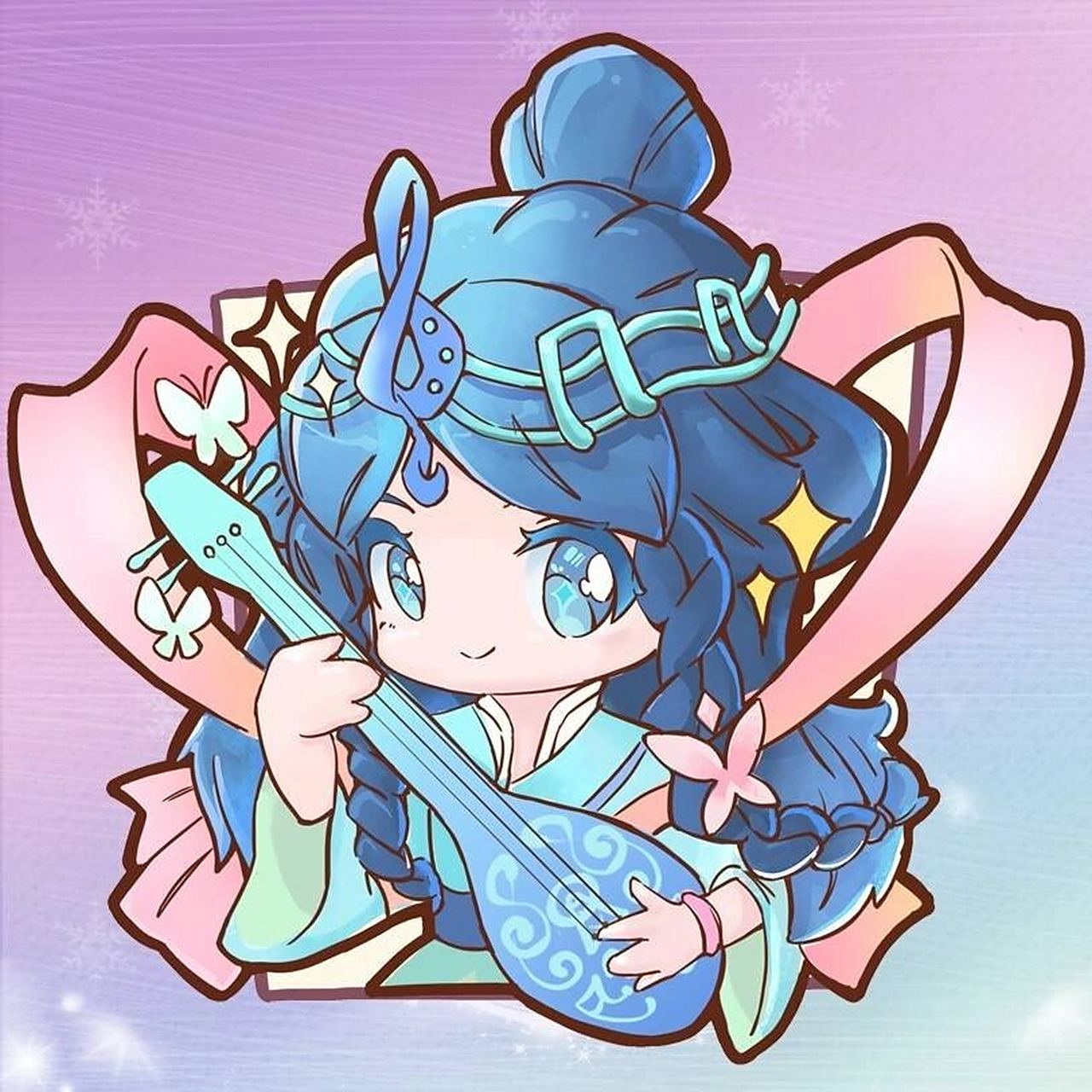 四位公主和银尘的q版表情包来啦! 叶罗丽宴会厅,叶罗丽官方.