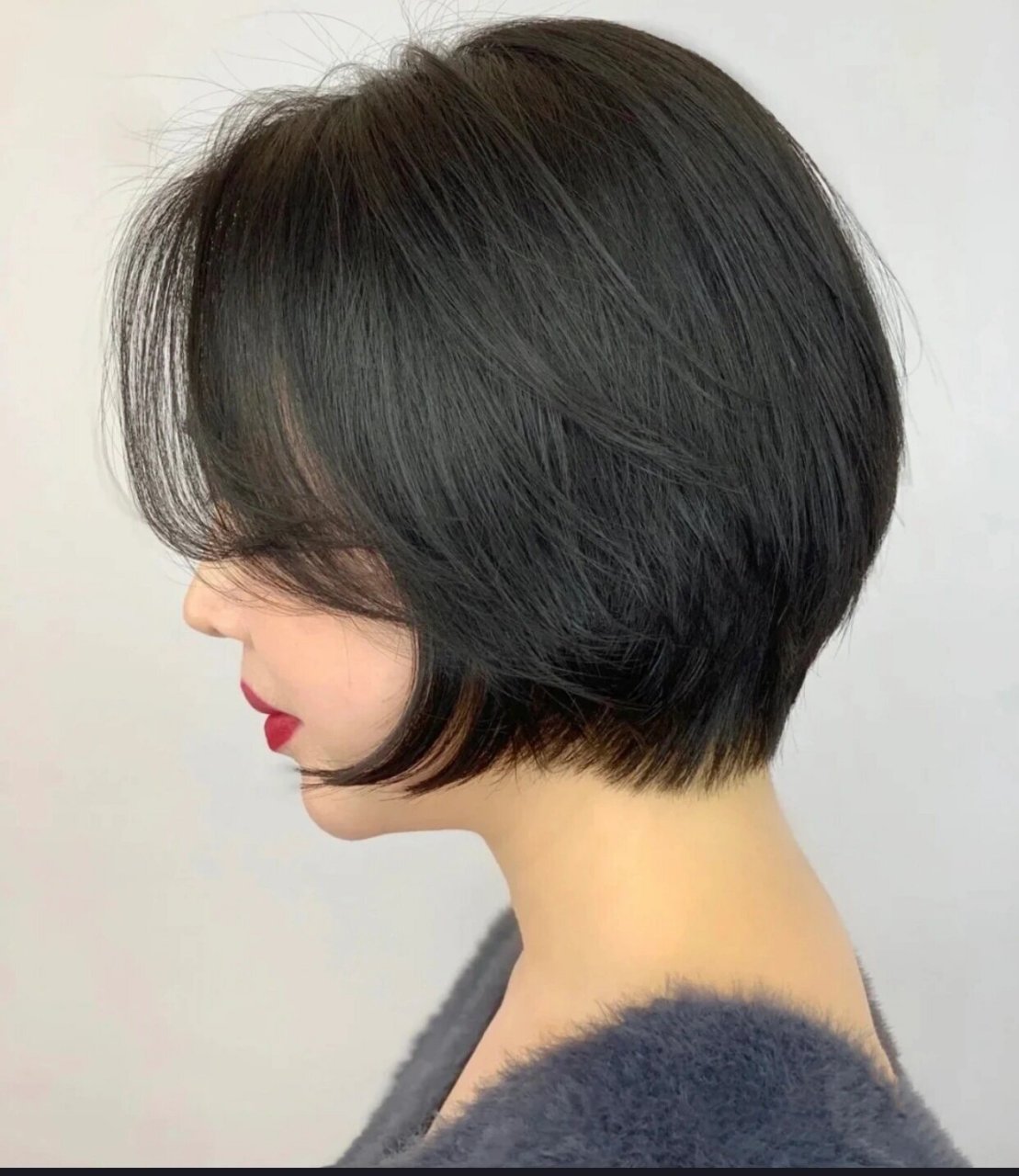 超美短发 日系短发 好搭理短发 日系短发  考验发型师的层次美观 主要